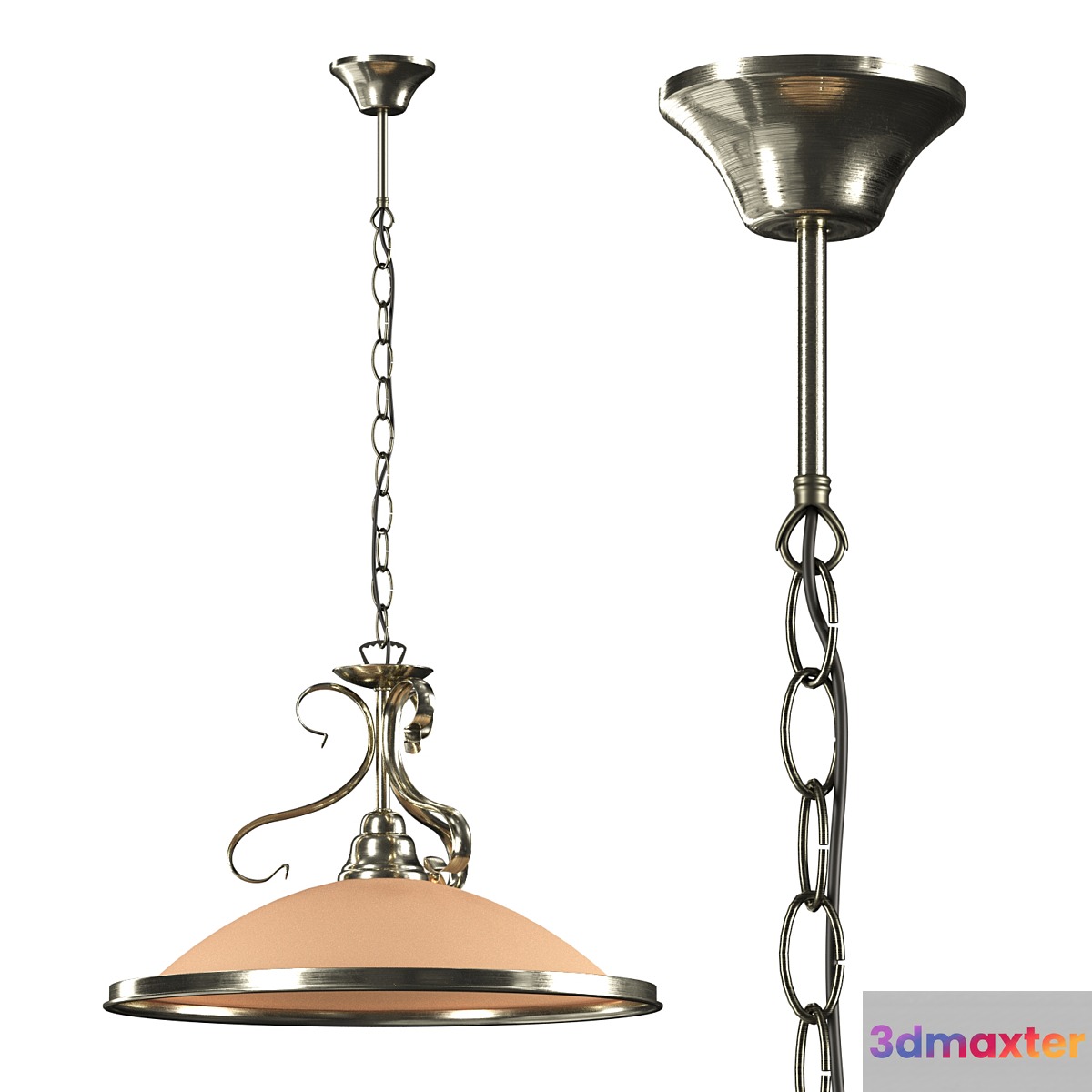 Pendant lamp Arte Lamp Safari A6905SP-1AB 3D Max