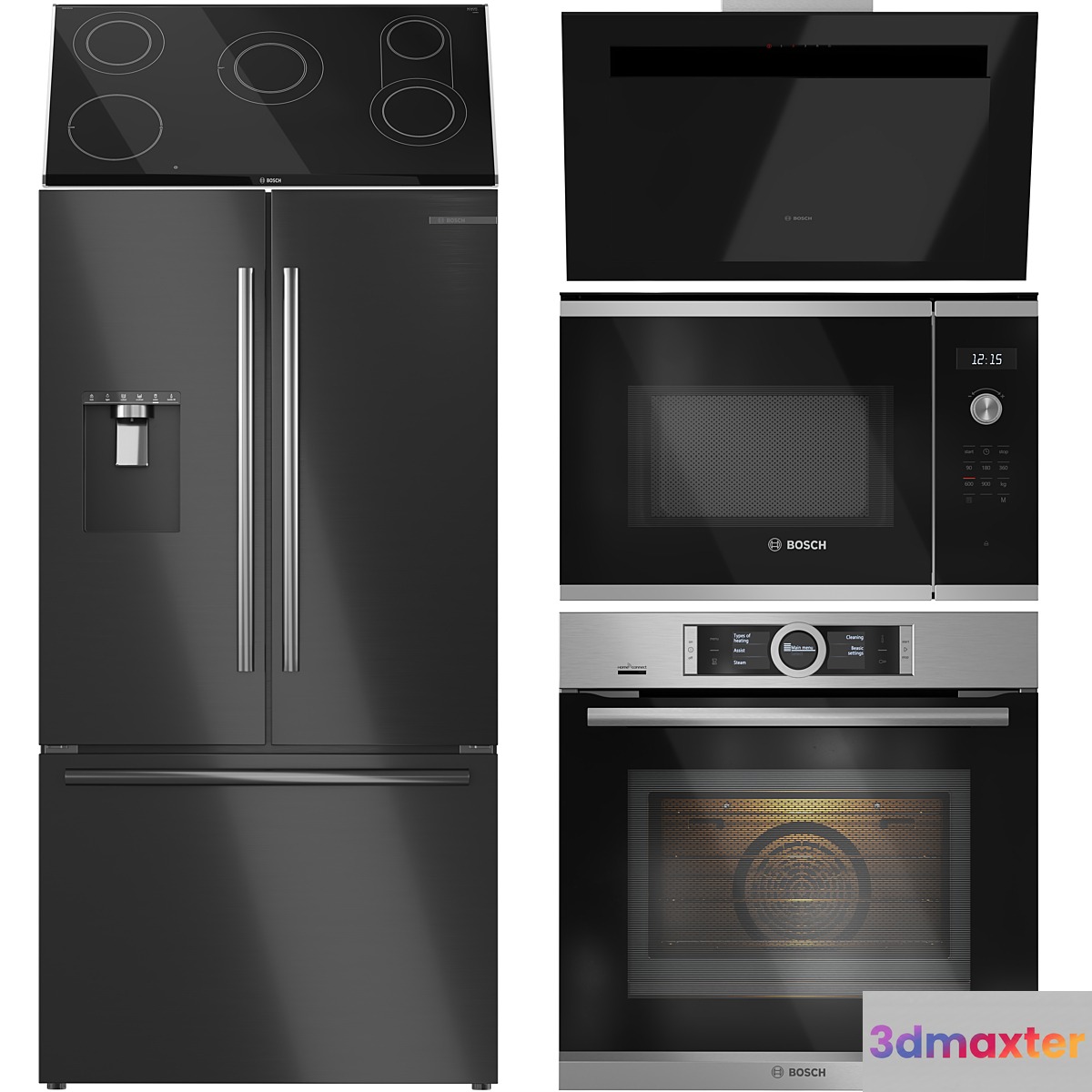 Bosch Appliance Collection 03 3D Max