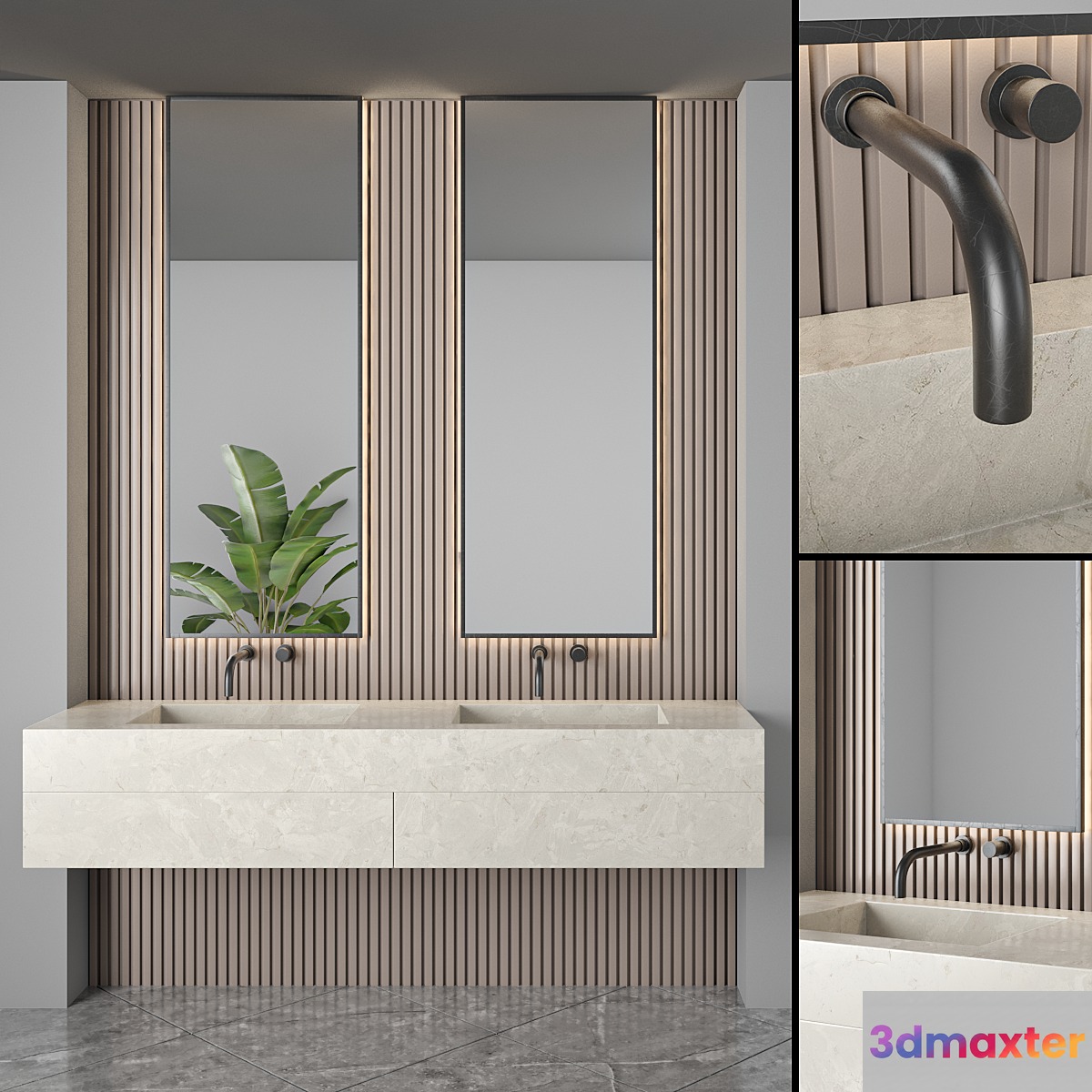 Bathroom furniture set 52 - No.2