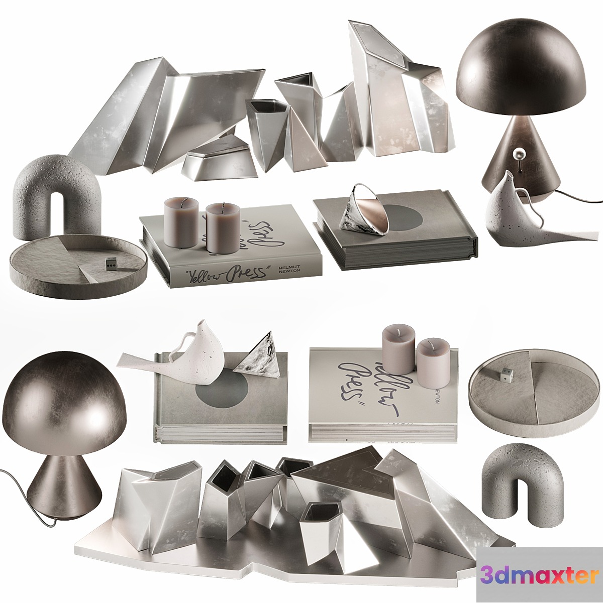 Coffee table decor set 048