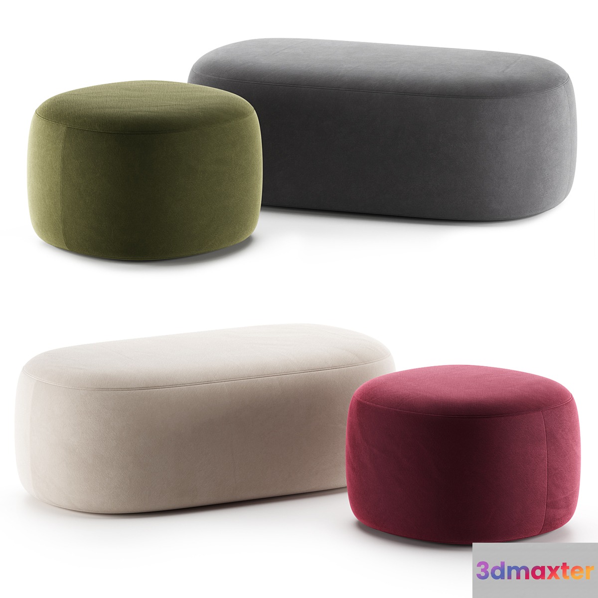 GUEST | Pouf By Liu Jo Living Collection 3D Max