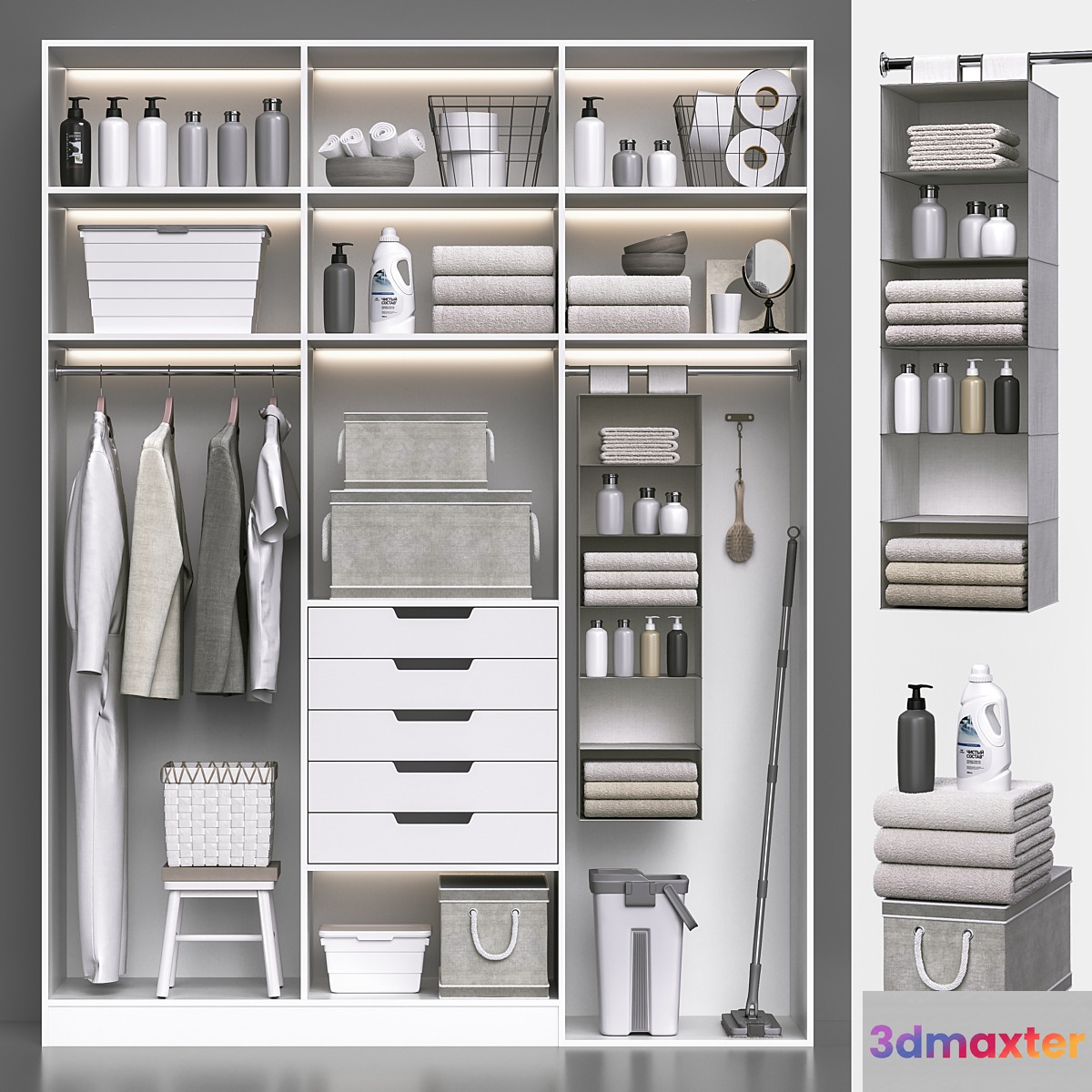 Laundry and bath cabinet 3