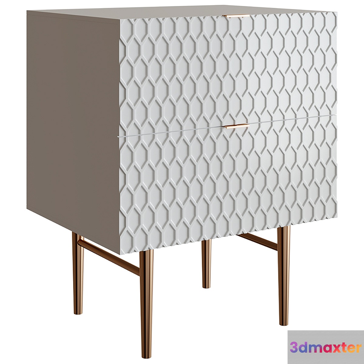 Bedside table CHANCE RIBB by Romatti 3D Max