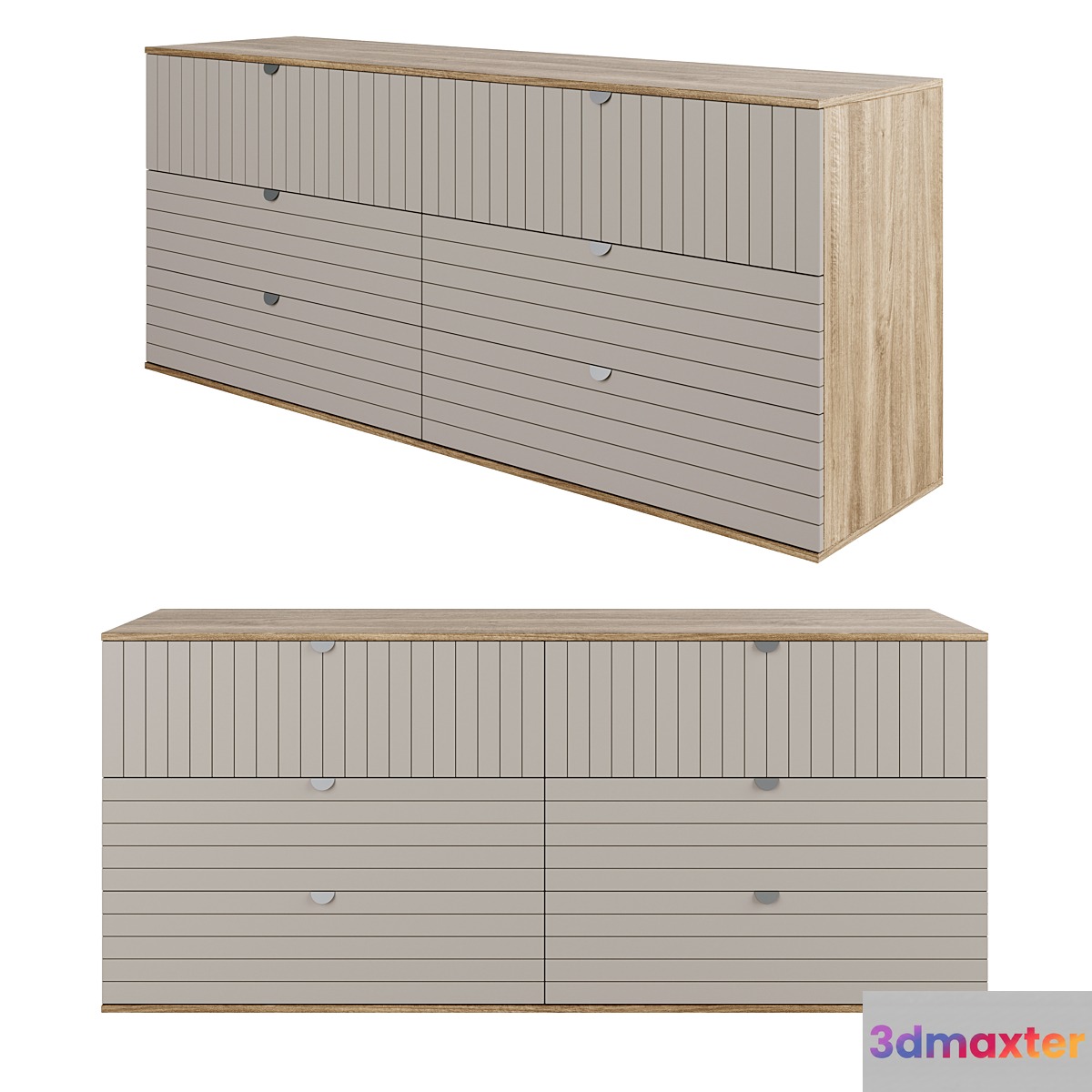 Chest of drawers Mont Blanc-4 Time 3D Max