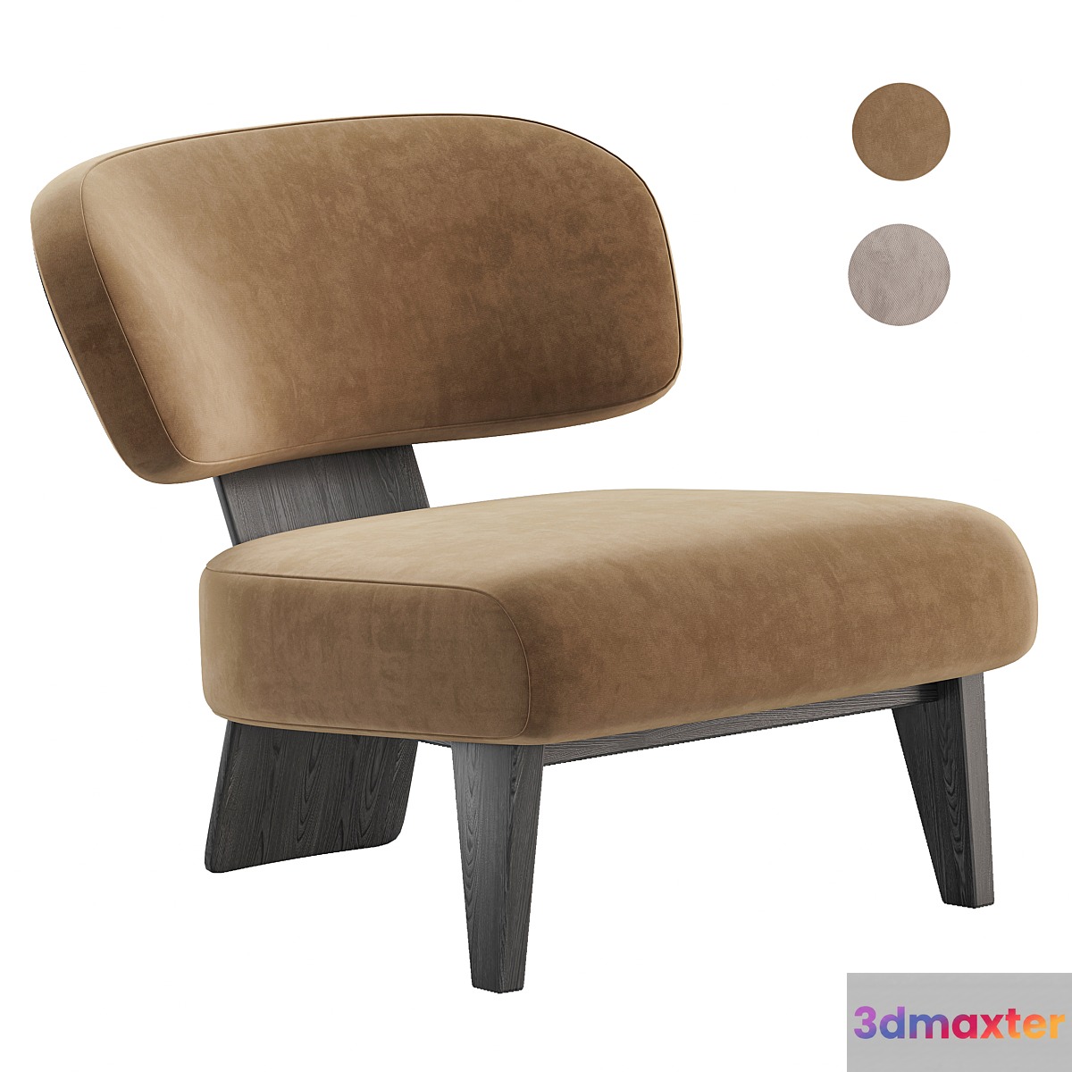 REEVES armchair by Minotti 3D Max