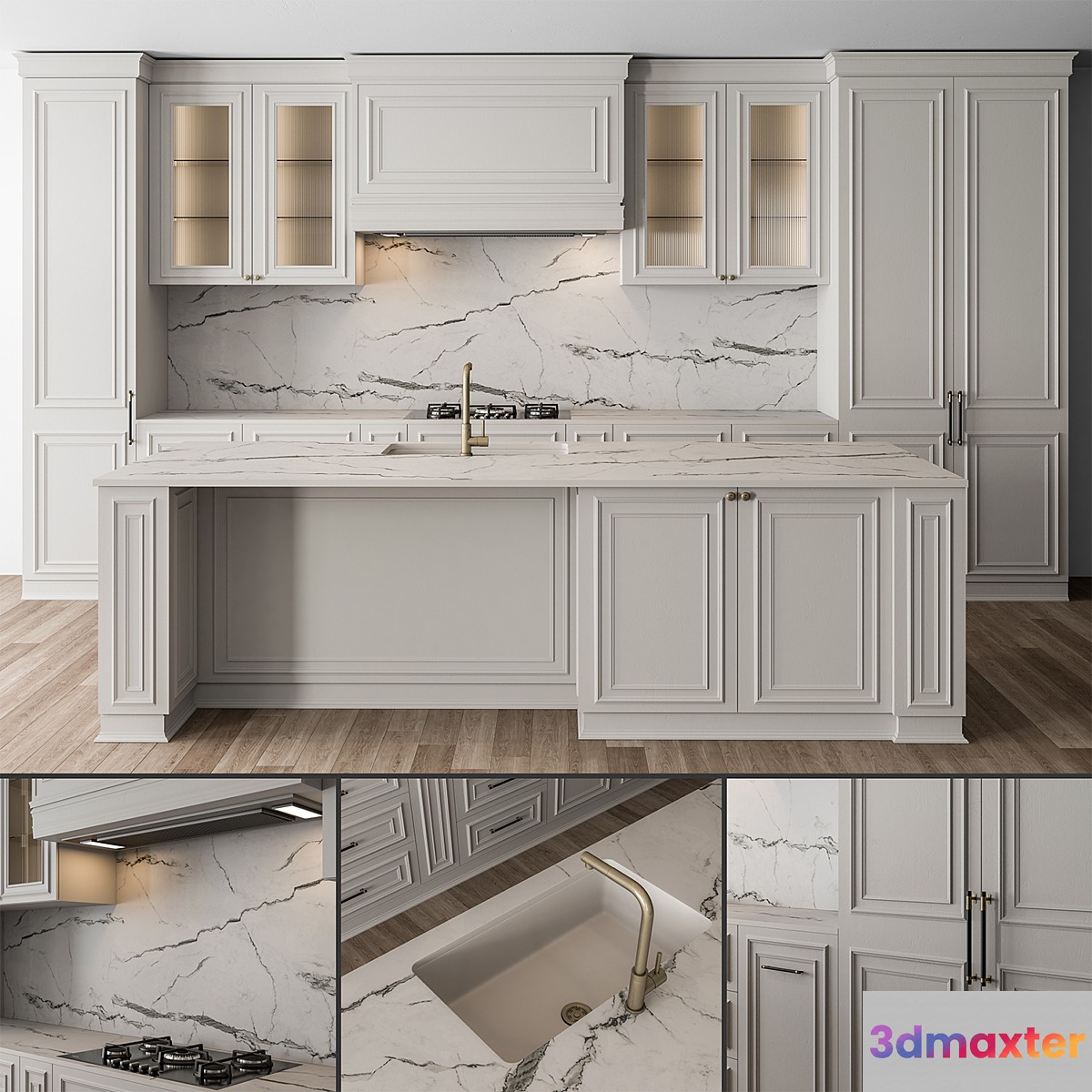 Kitchen NeoClassic - White Set 66