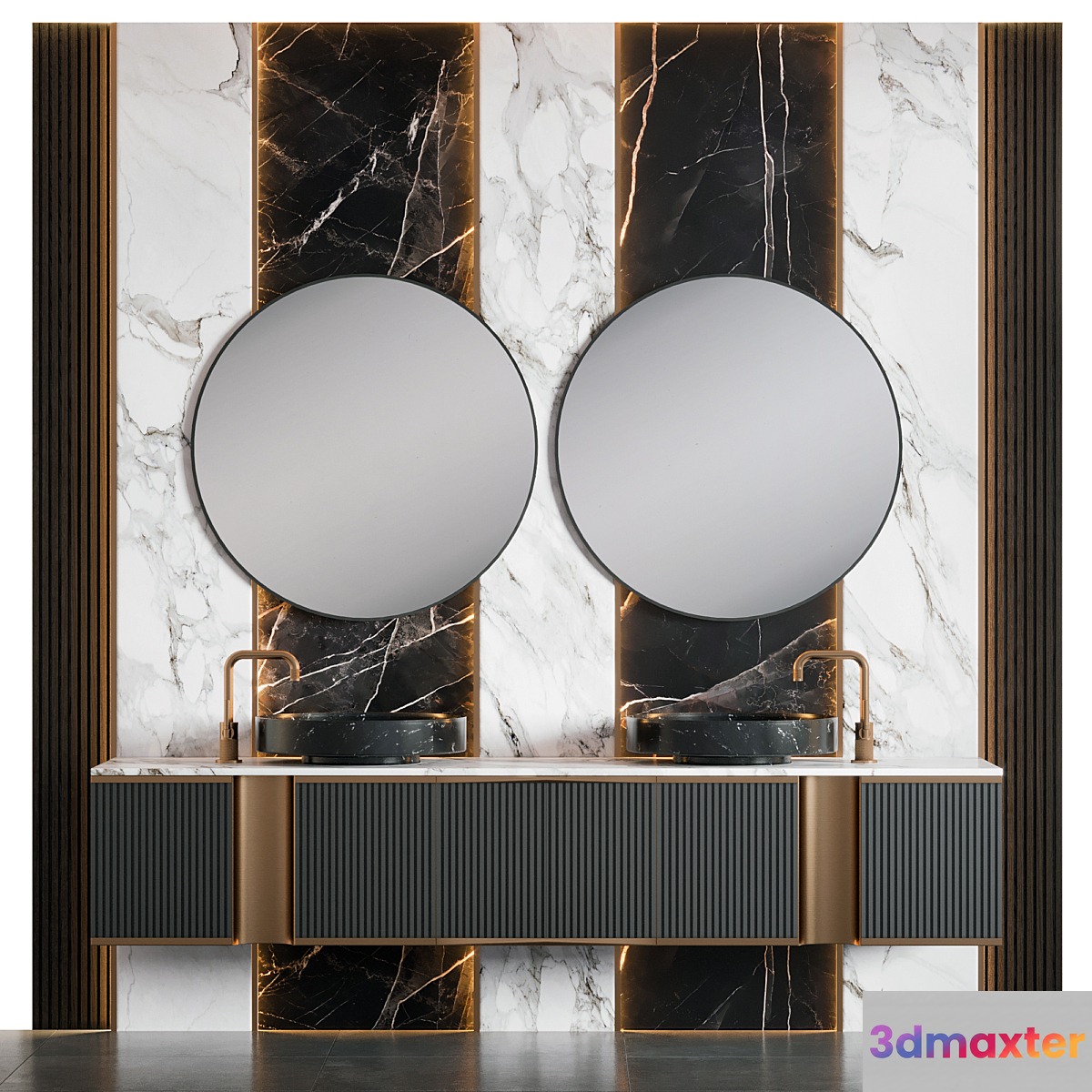 Bathroom Furniture 38 3D Max