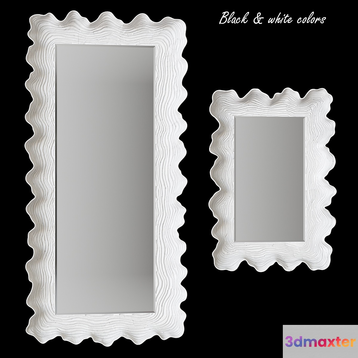 Atoll Rectangular Mirror 3D Max