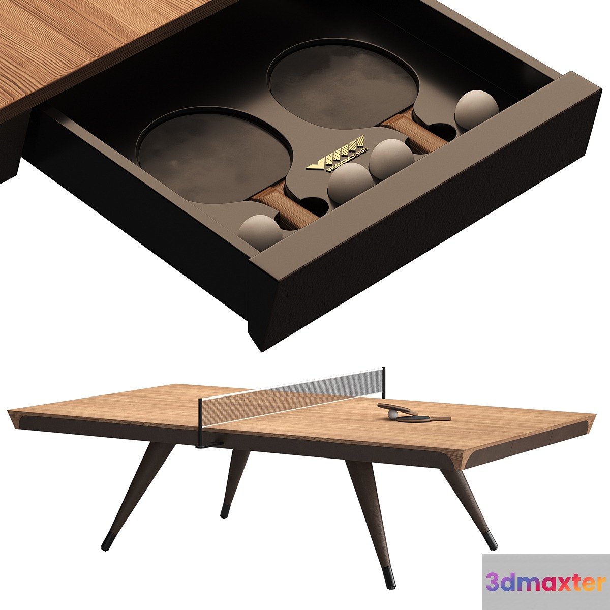 Tennis table BLADE by Vismara Design