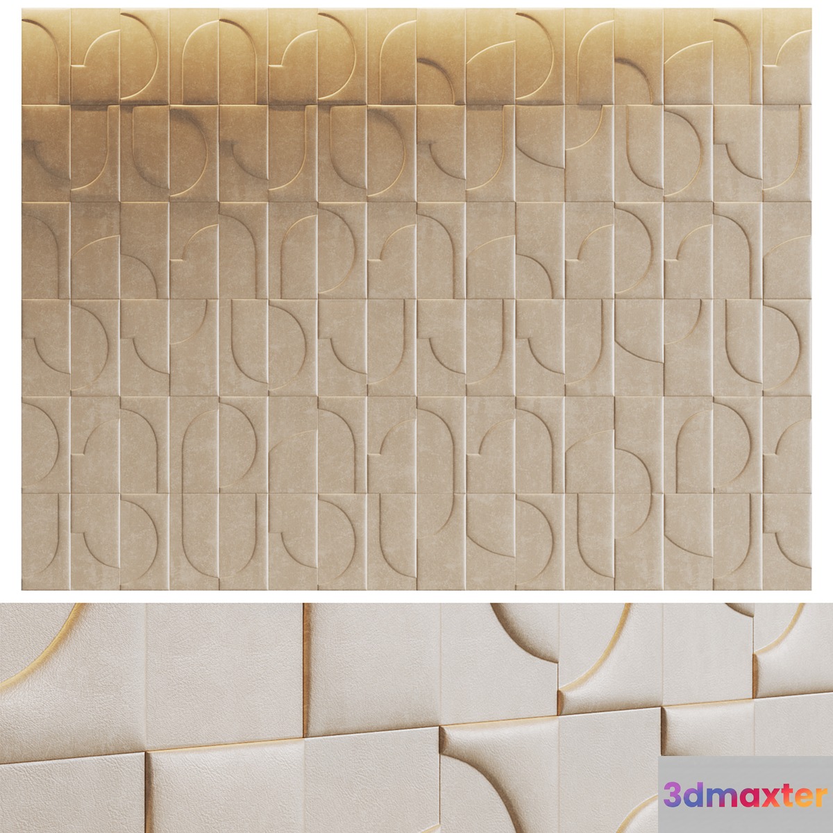 Soft wall panels Bon Ton from Studioart 3D Max