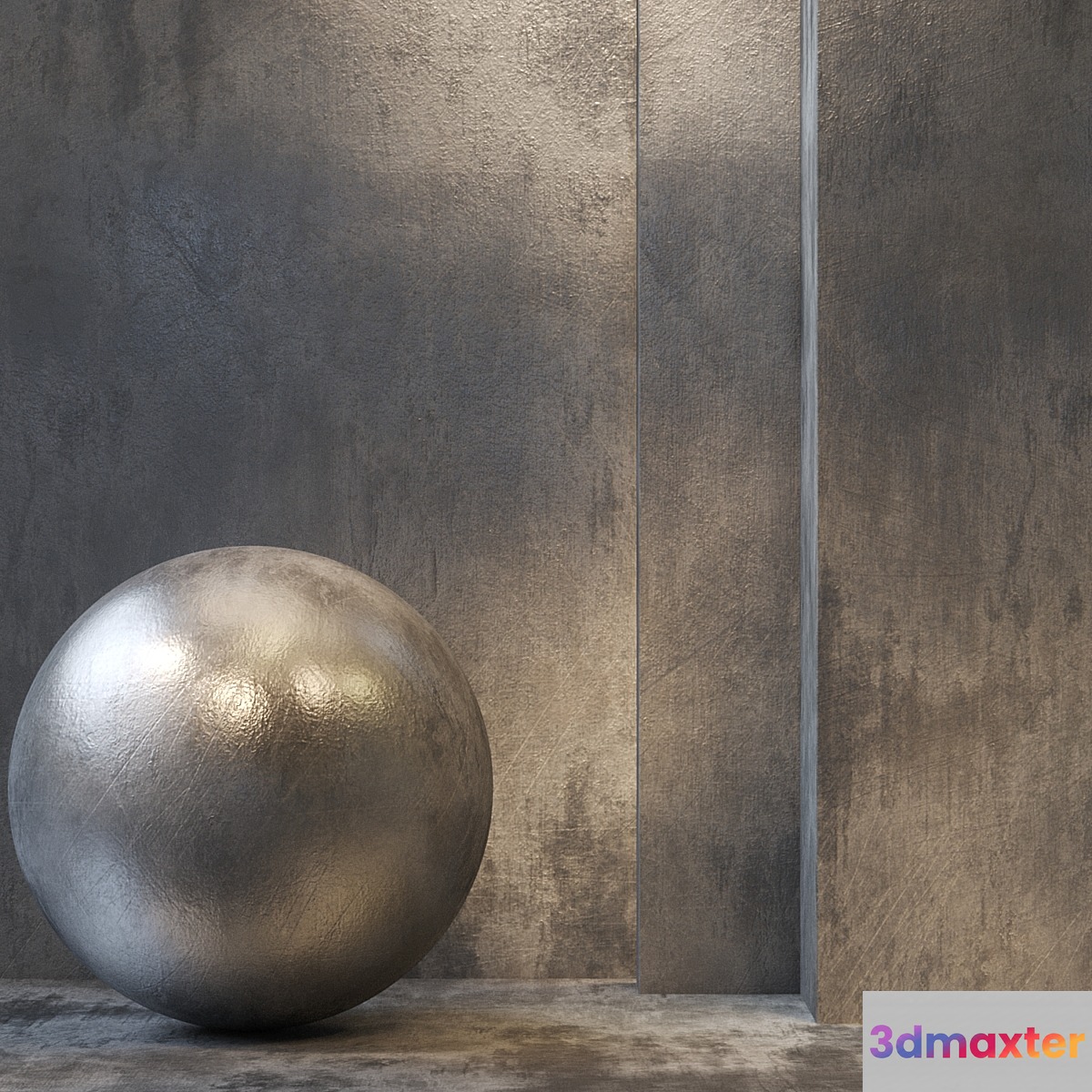 Grunge Metal_PBR_Seamless_4k_set12 - No.2