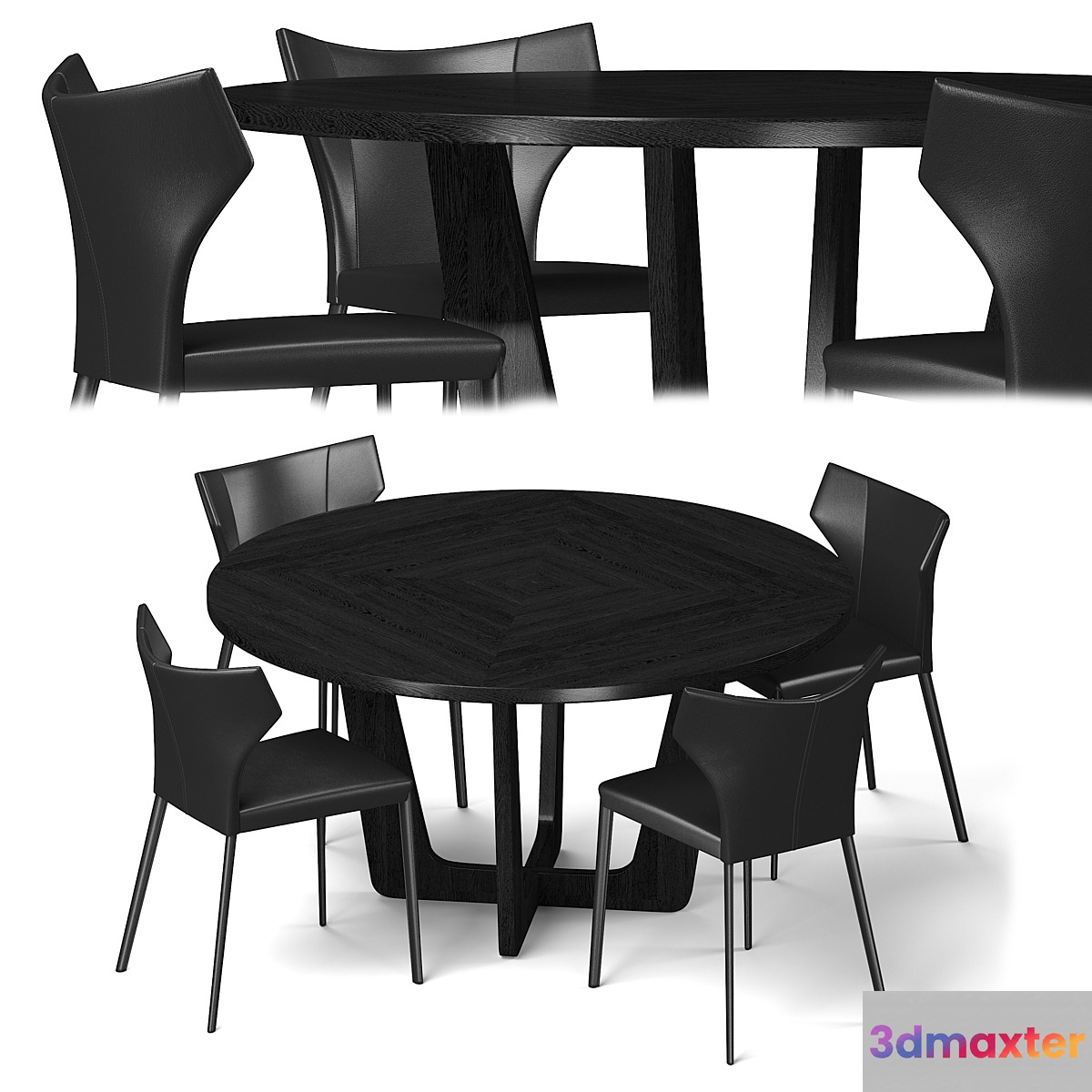 NATUZZI Pi Greco CHAIR WITH CIRCUS TABLE