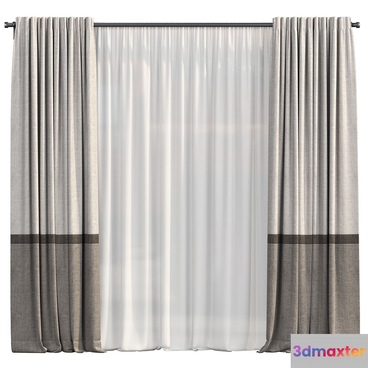 Curtains 3D Max