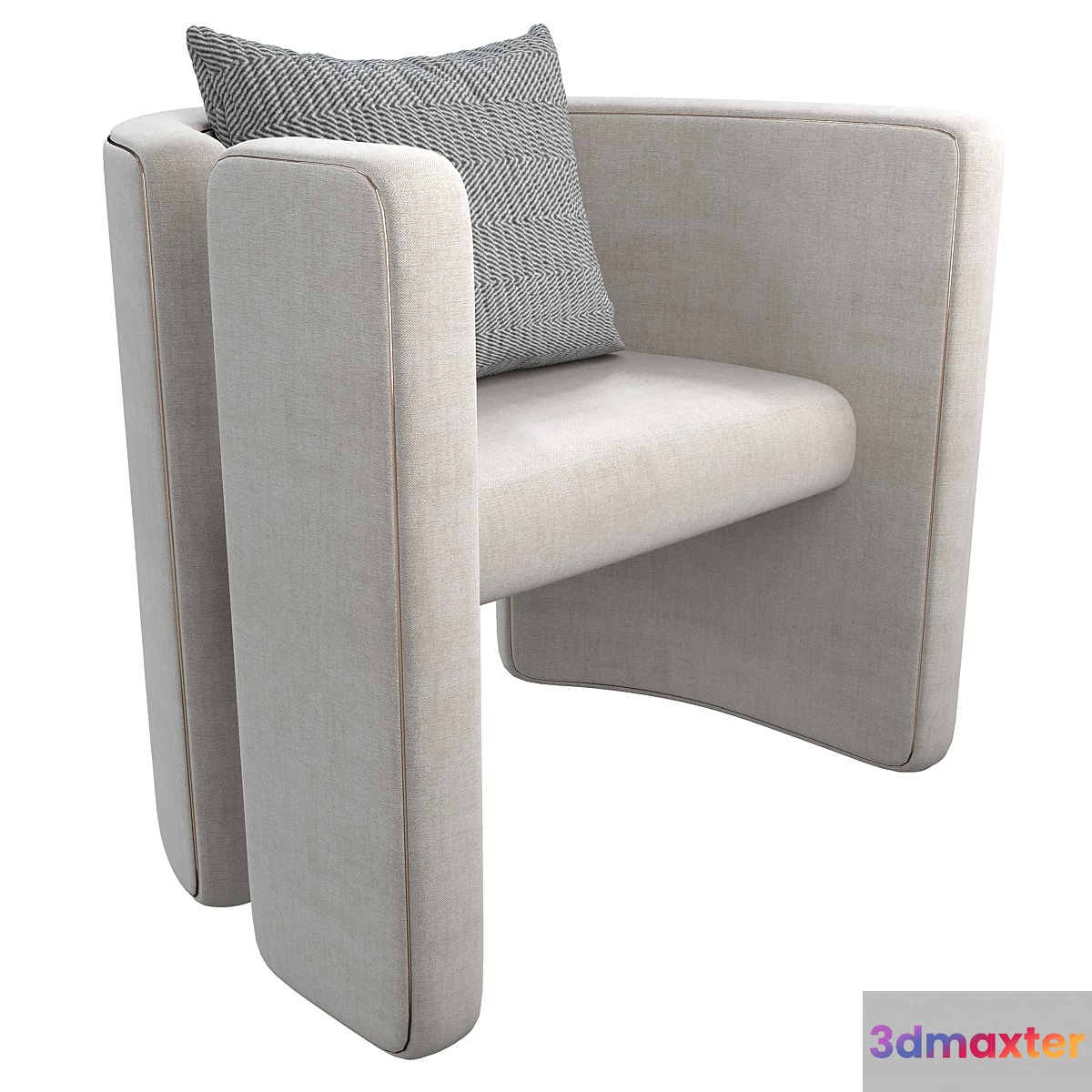 Armchair Con S34 white - No.2