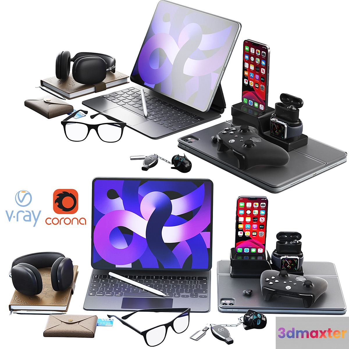 Workspace Composition _ Apple Set - No.2