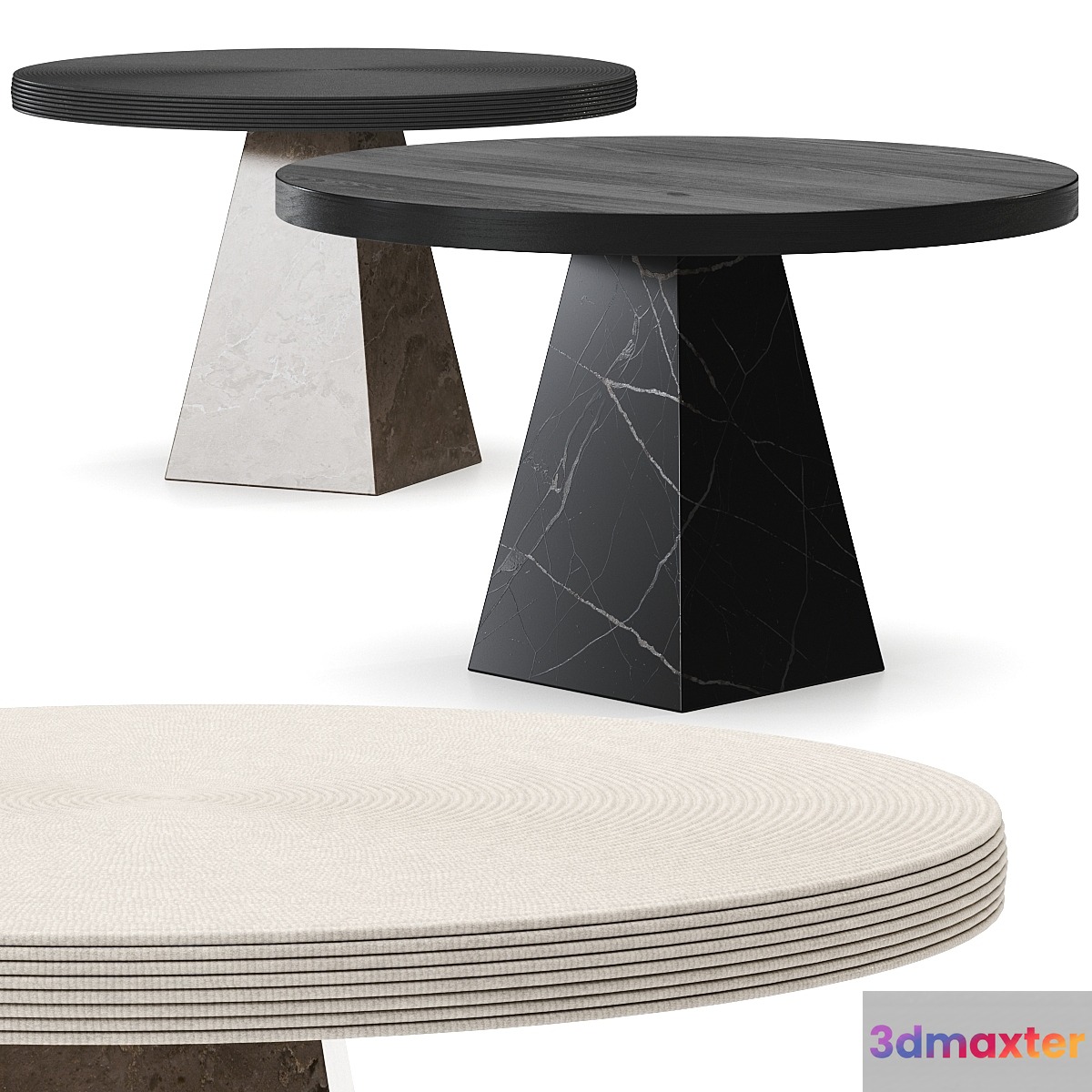Mcguire Furniture Mc152 Querini by Nicole Hollis Round Dining Table