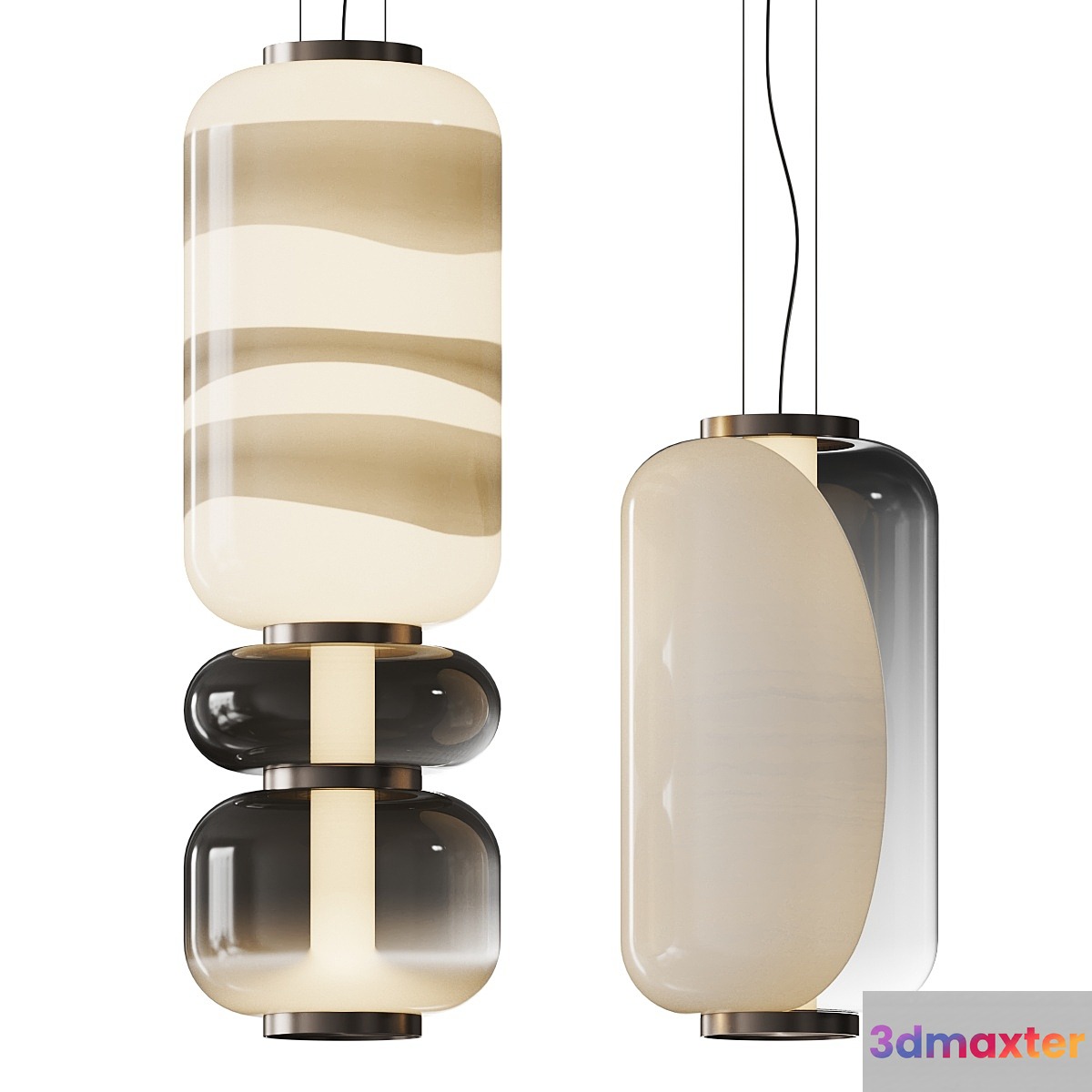 Baxter Haiku Pendant Lamps - No.3
