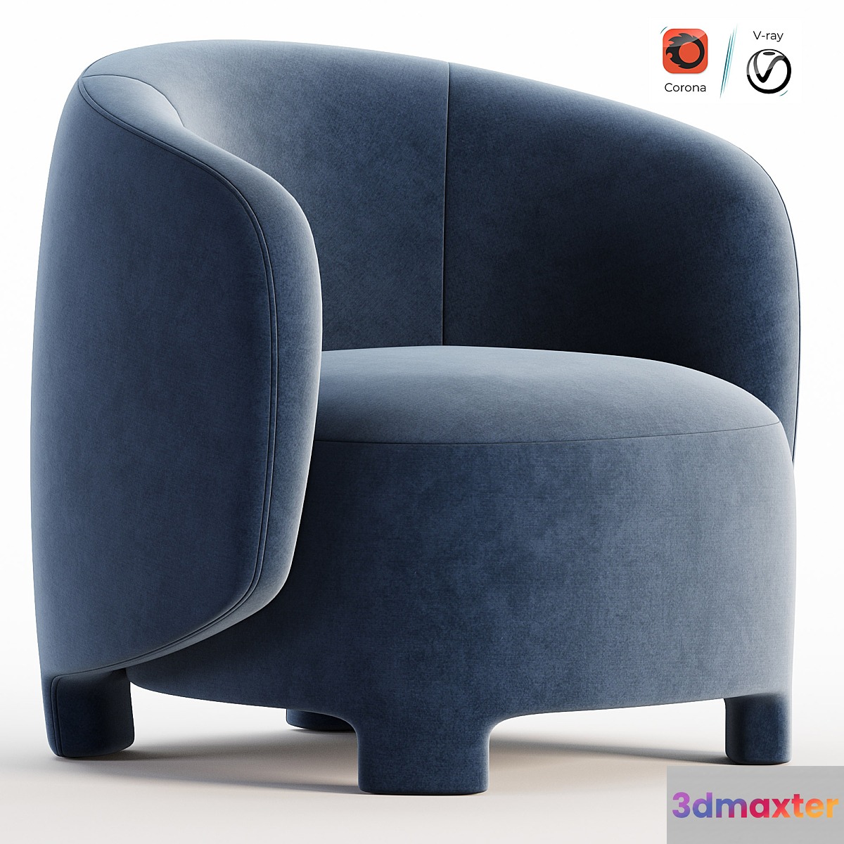 TARU Easy chair By Ligne Roset 3D Max