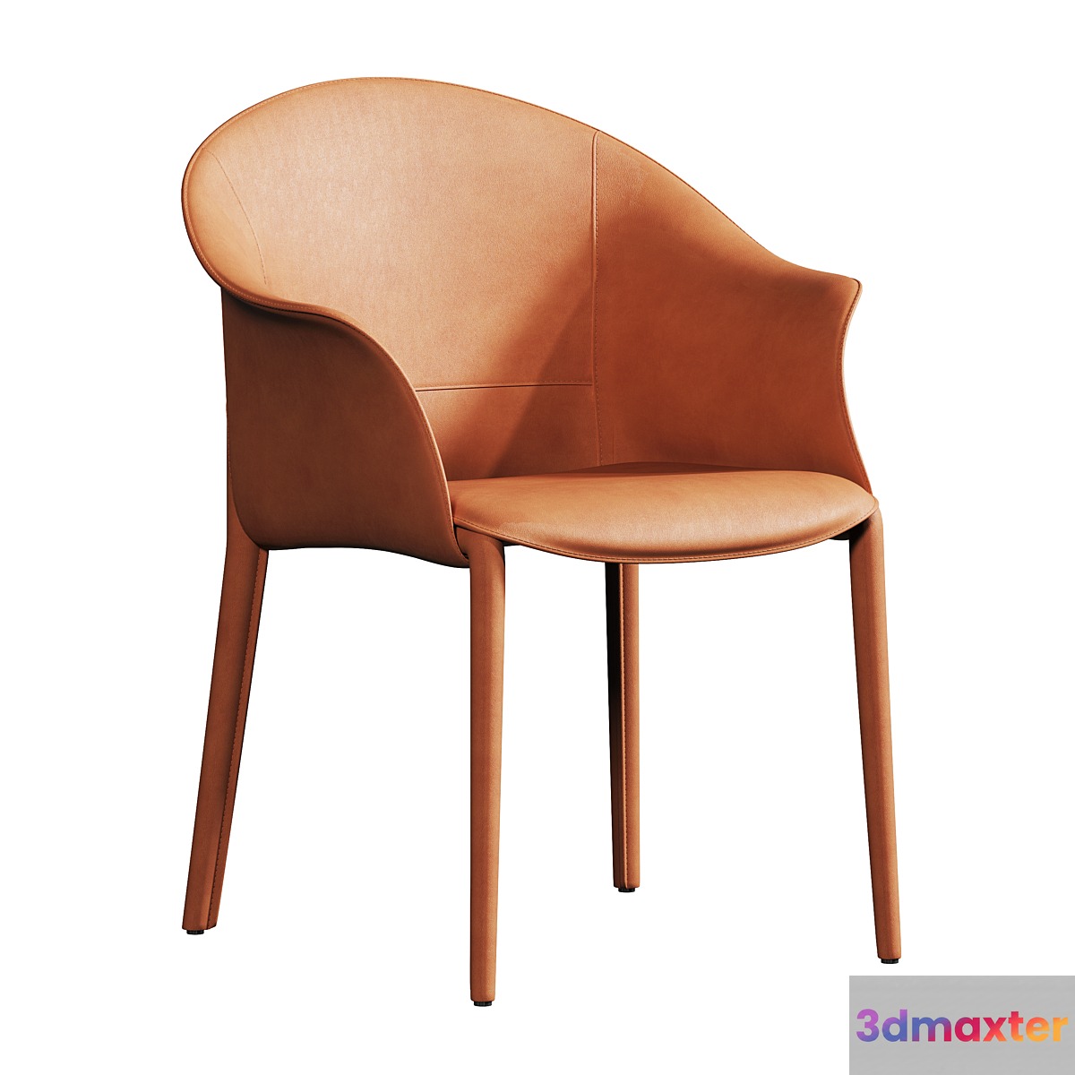 Leisure dining chair 3D Max