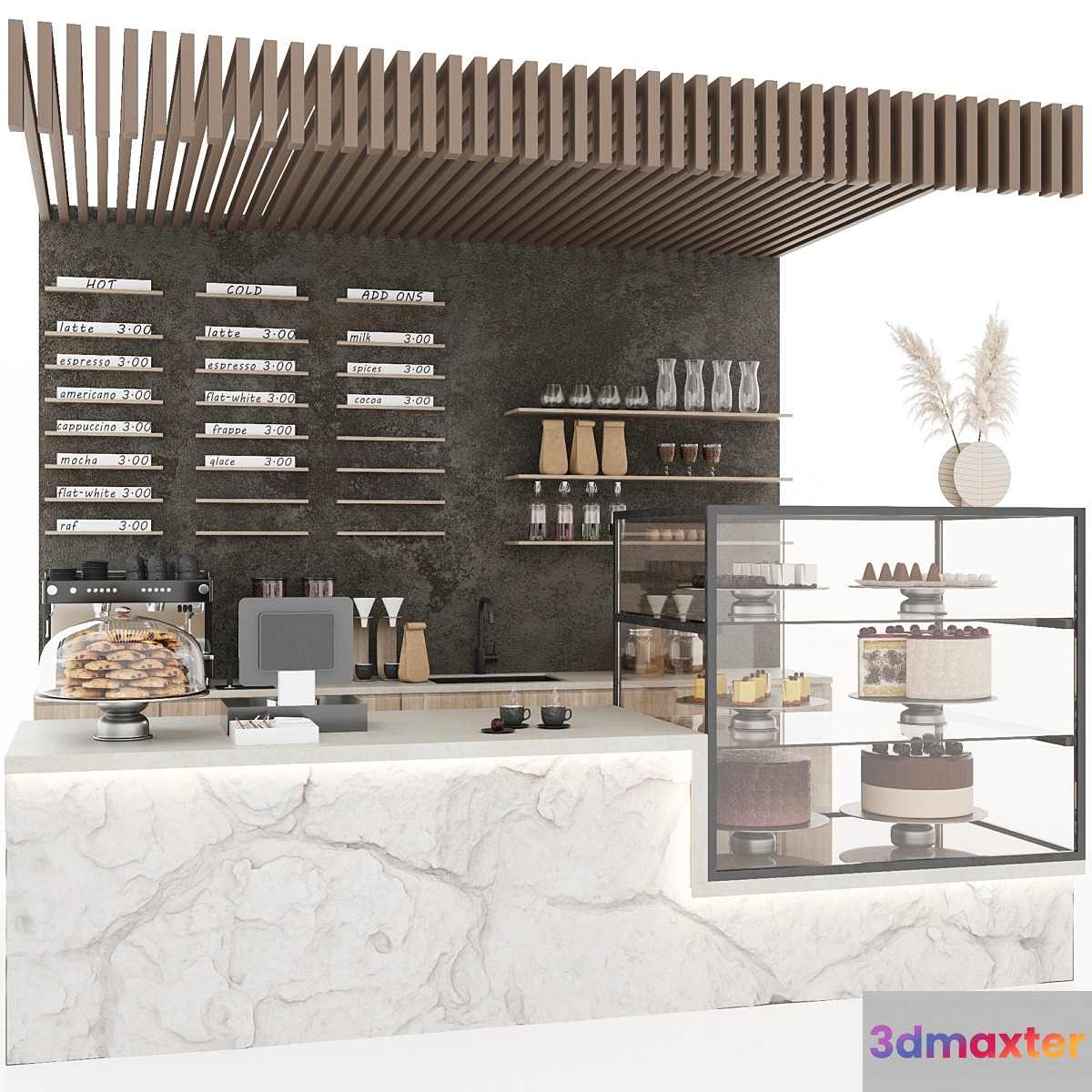 Coffee house 1 3D Max
