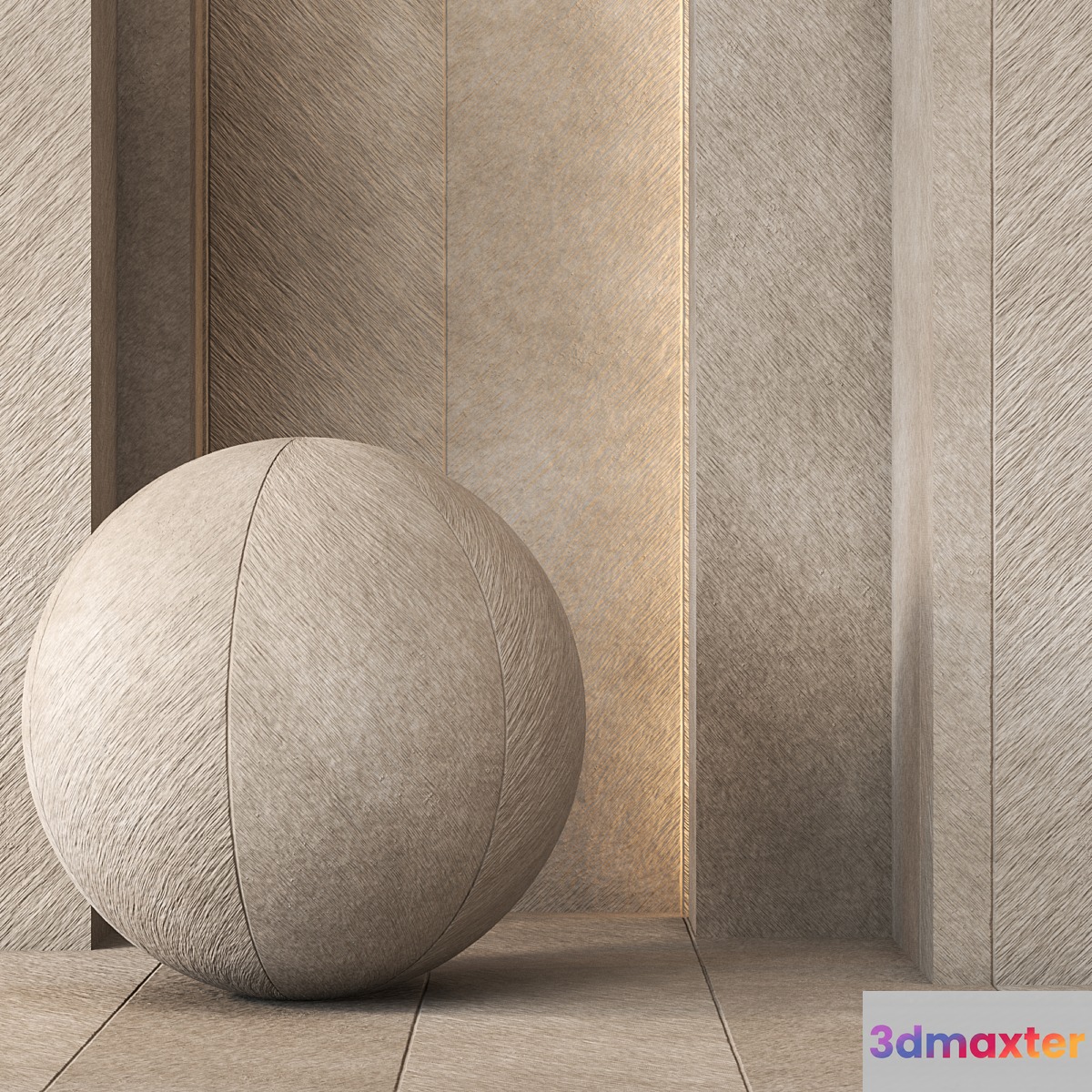 Decorative Plaster wall Texture - 4K - Seamless - No.2