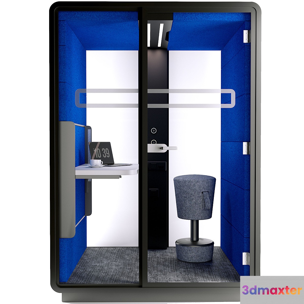 Mikomax Smart Office | HUSH WORK Sit&Stand 3D Max