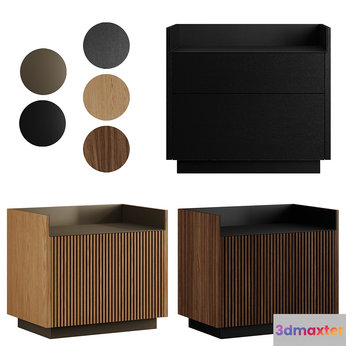 Punt Mobles STOCKHOLM BEDSIDE TABLE
