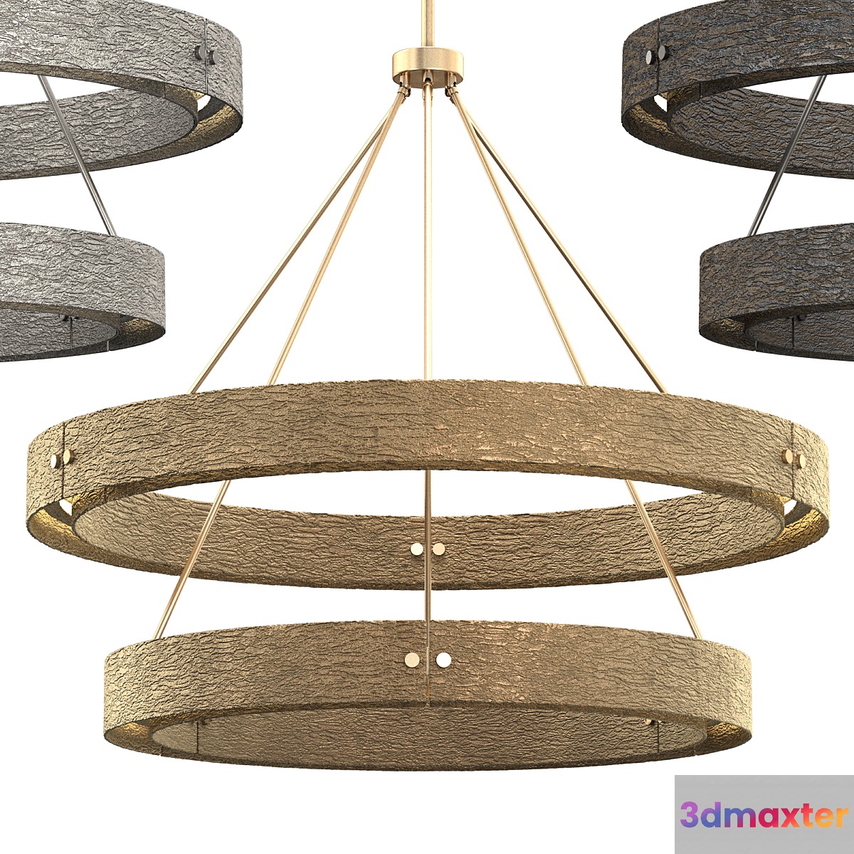 VOUVRAY TWO-TIER ROUND CHANDELIER 60