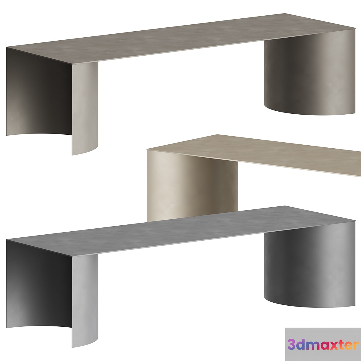 De Castelli Plateaux of Mirror - No.2 3D Max