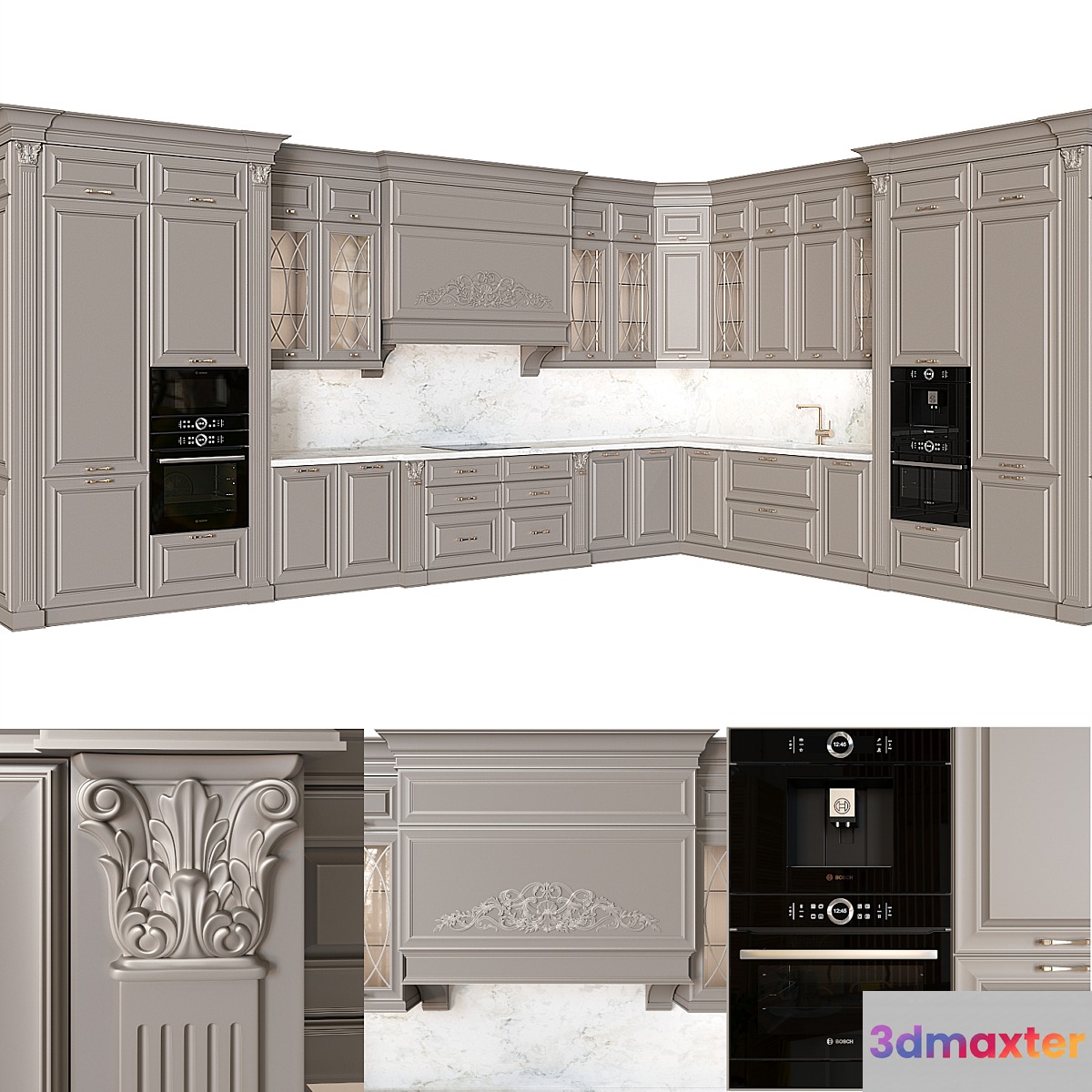 Kitchen in classic style 02