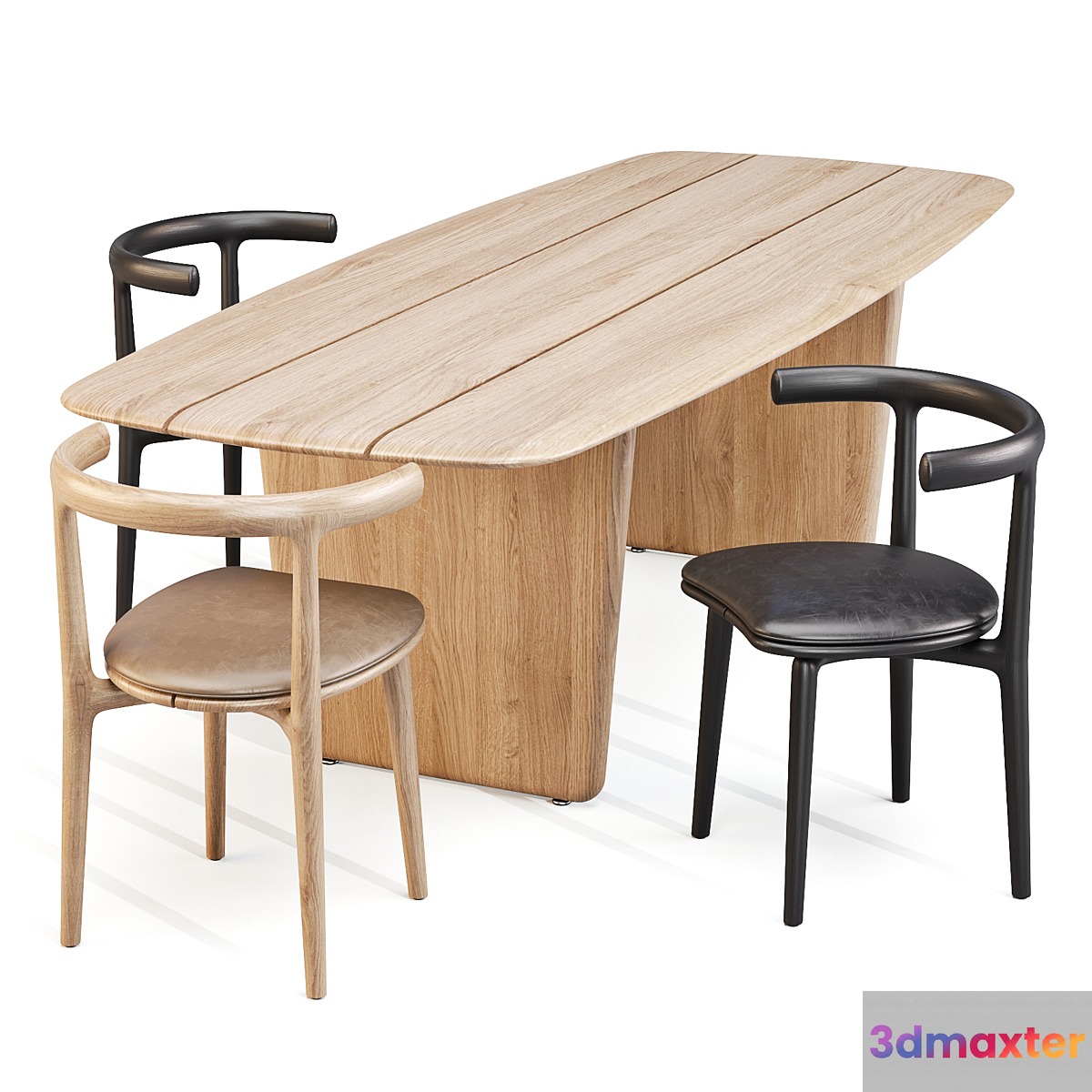 Dining Set: Baxter (Nairobi Table and Himba Chair) - No.2