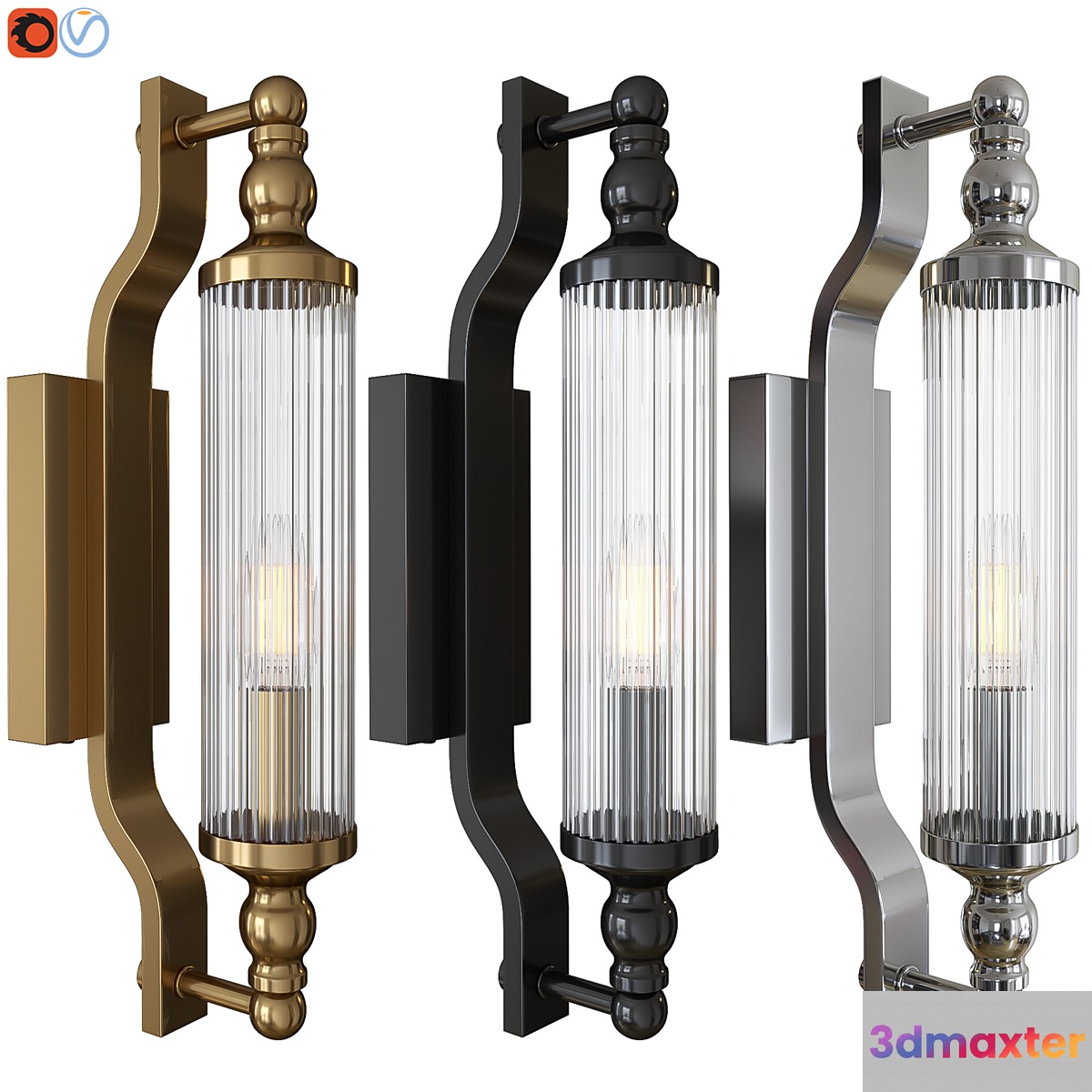 Wall lamp Odeon Light Tolero 4943_1W 3D Max