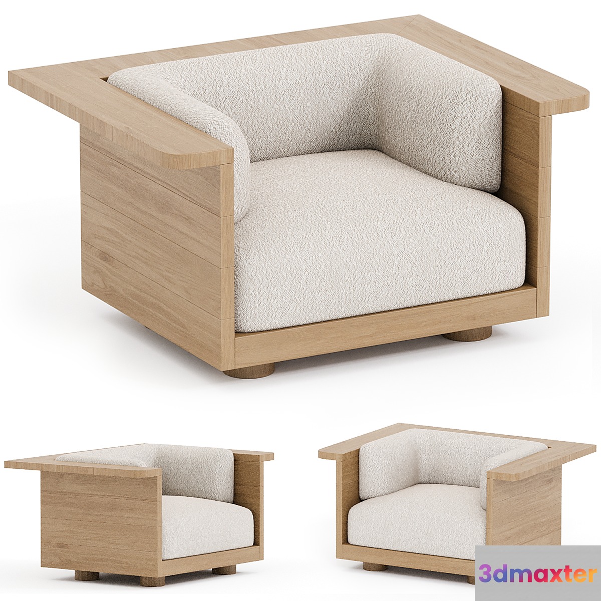 NATIV ARMCHAIR BY EMMANUELLE SIMON 3D Max
