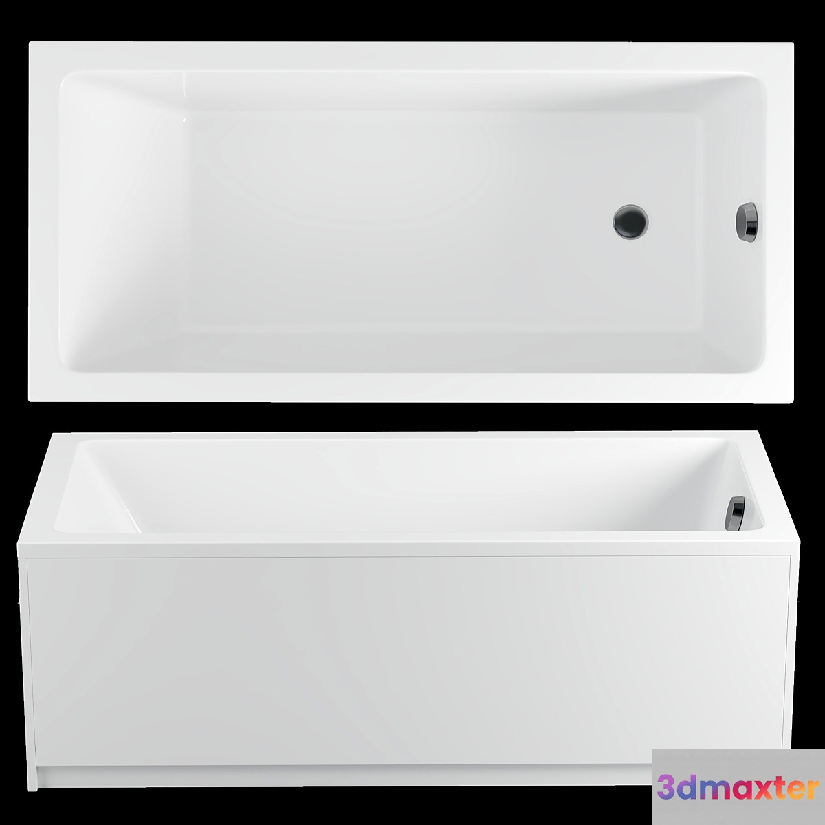 Acrylic bathtub Riho Lusso Plus 170x80