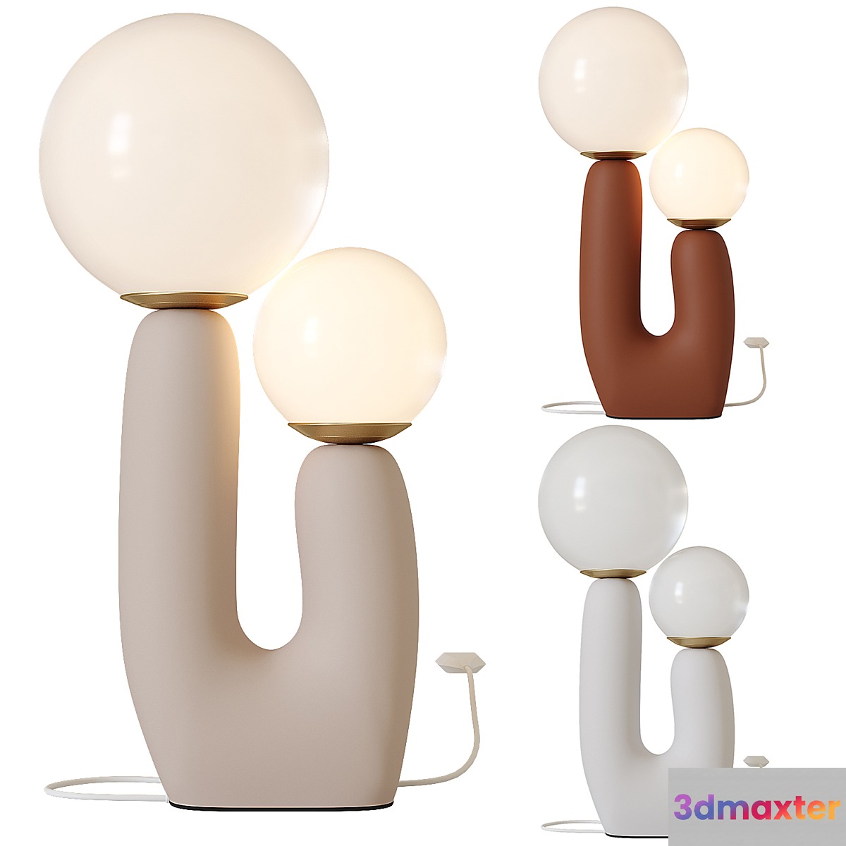 Hills Light Table Lamp 3D Max