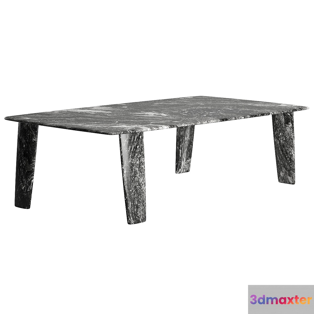 Biscuit Dinner Table by Exteta 3D Max