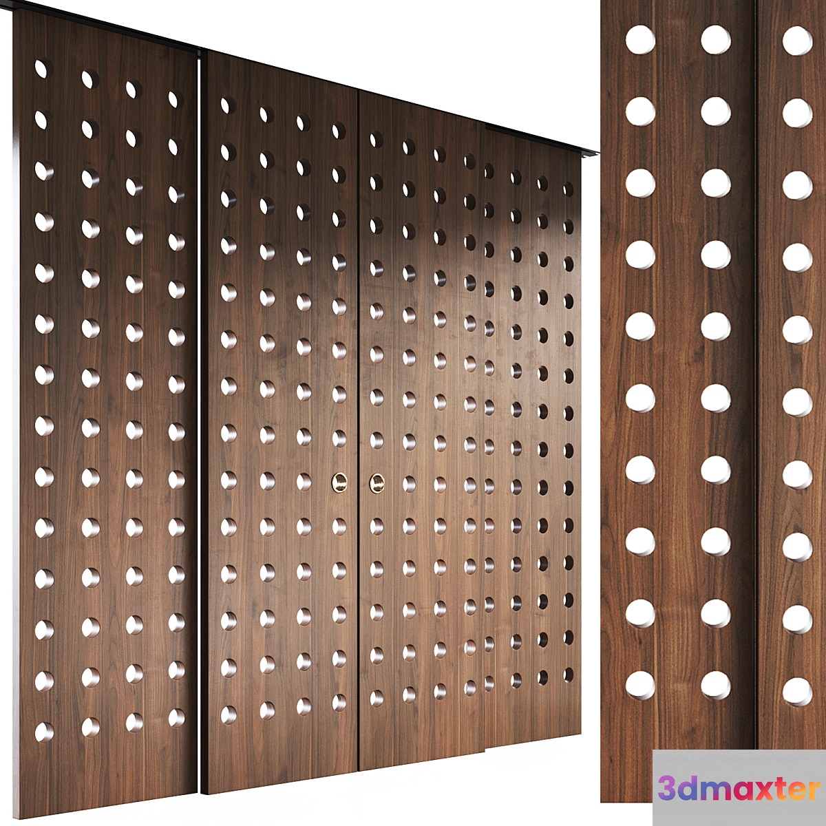 Decorative sliding partition Mobius