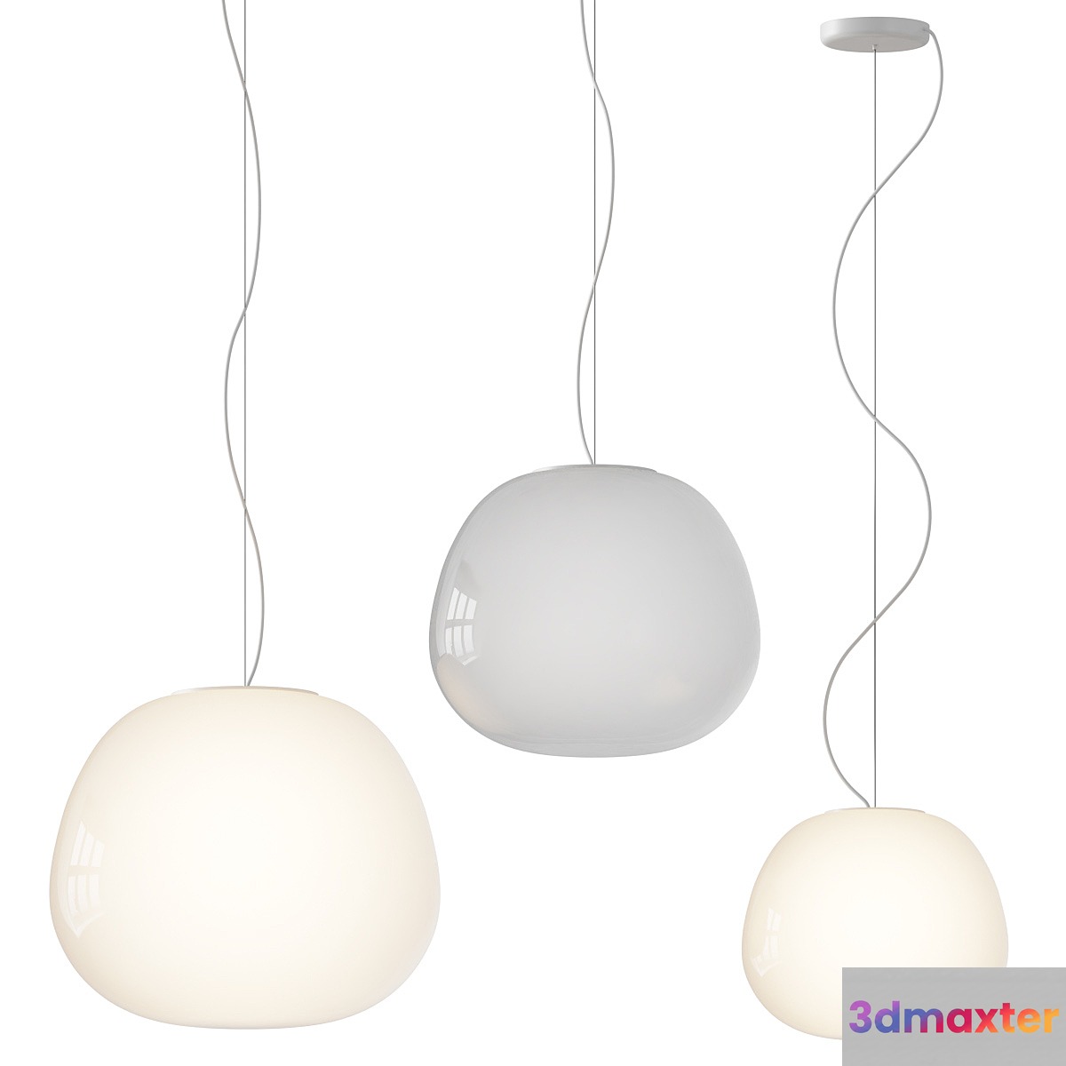 Fabbian - Lumi Mochi Pendant 3D Max