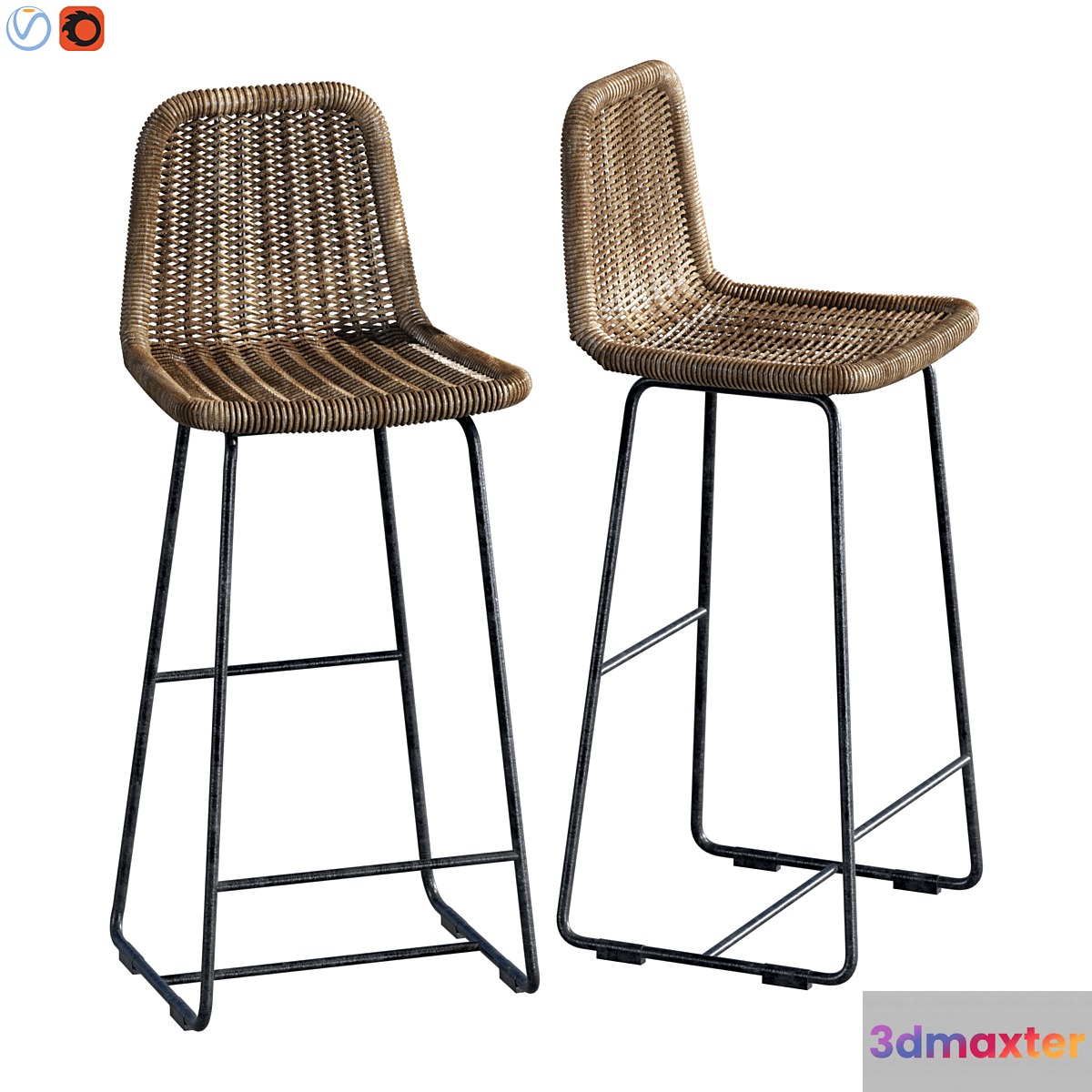 Plymouth Woven Counter Stool