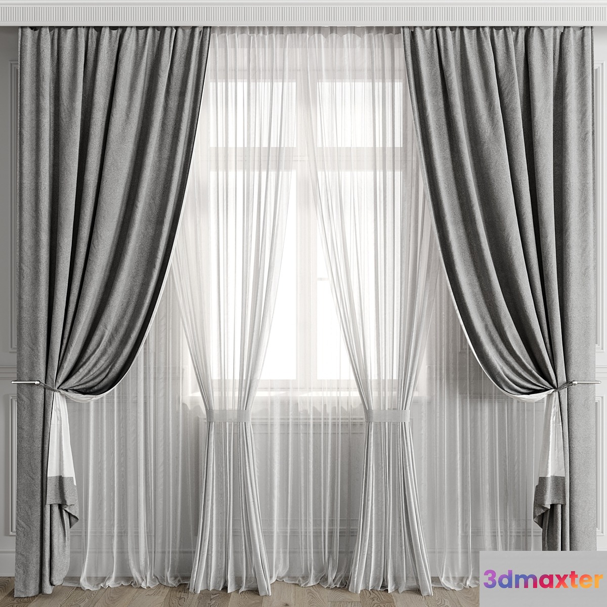 Curtains with window 501C