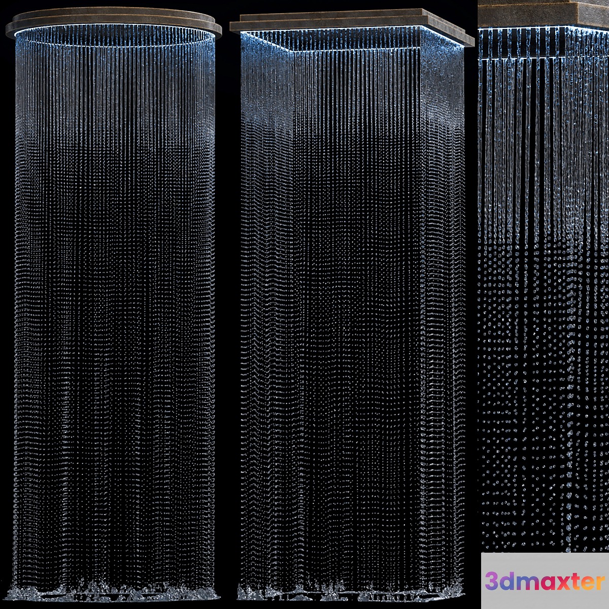 Rain curtain waterfall 14
