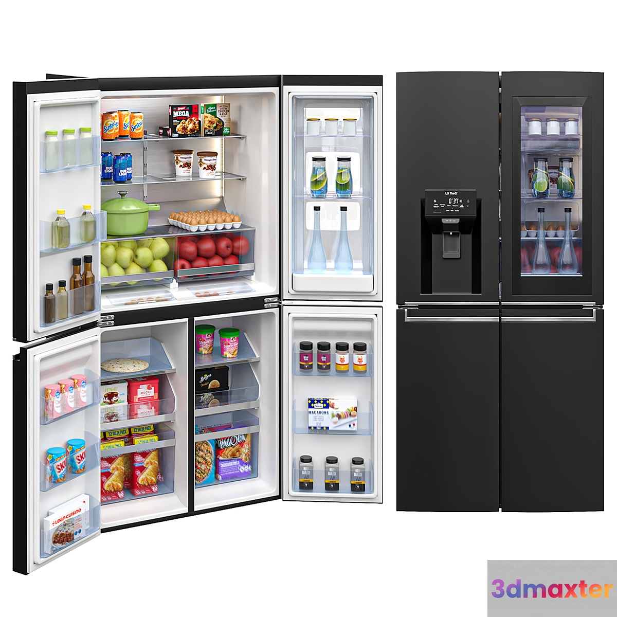 LG Refrigerators GF-D706MBL