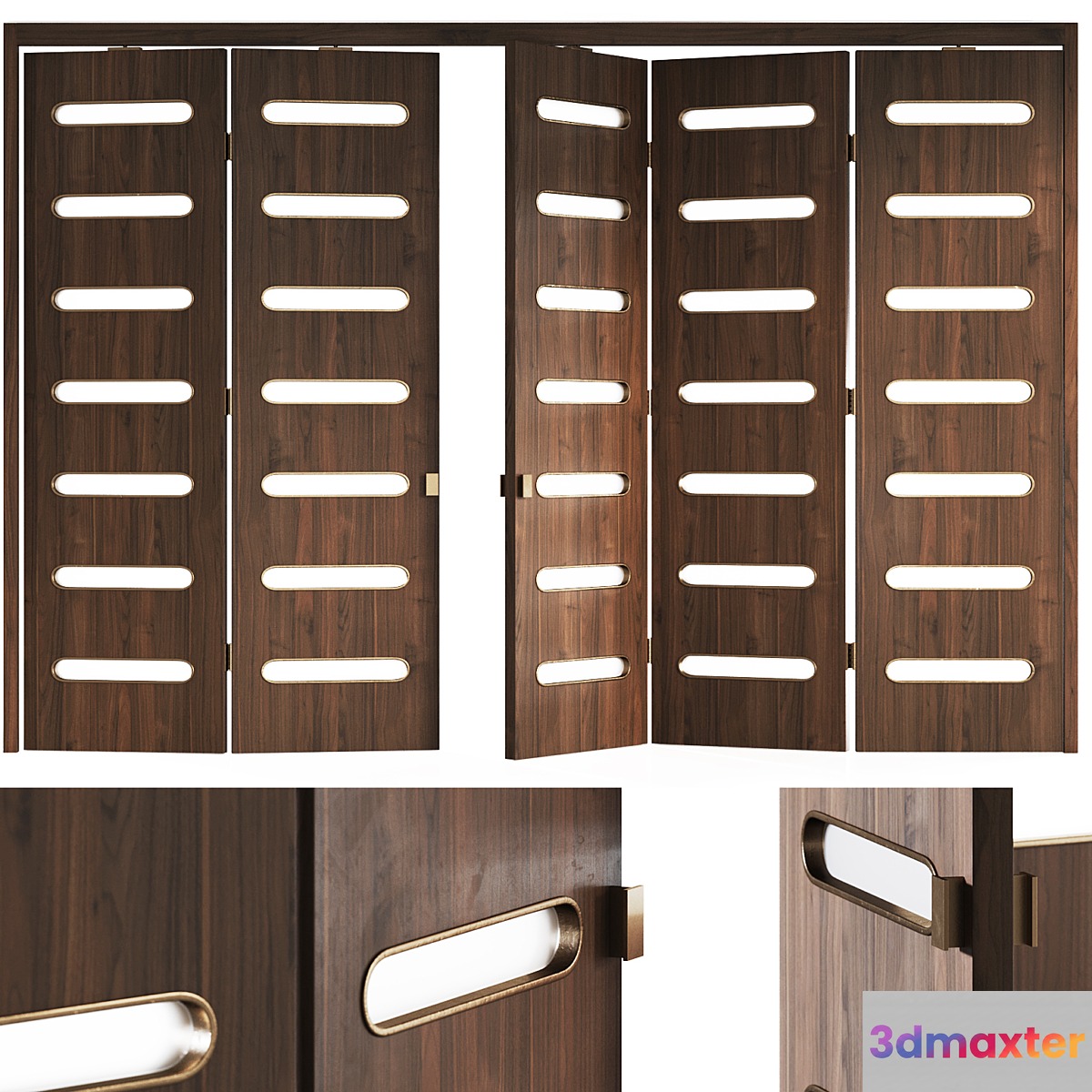 Decorative folding doors Mobius 2