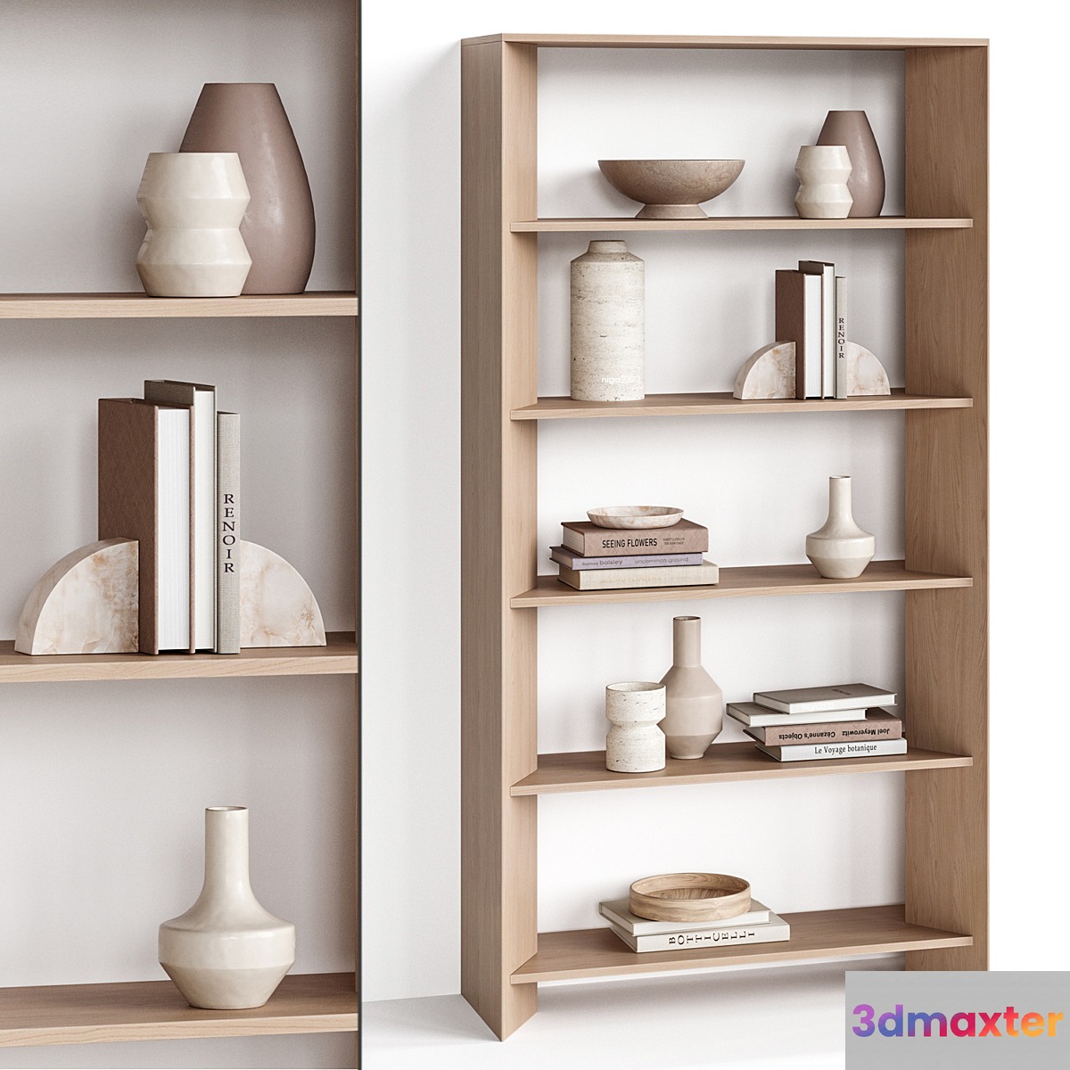 Terrazza rack Crate&Barrel 3D Max