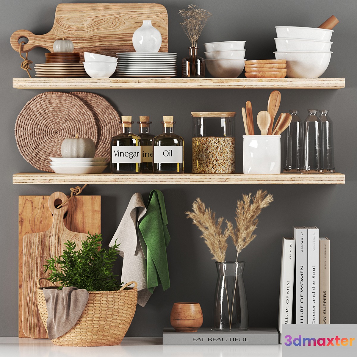 Kitchen accessories M2 3D Max