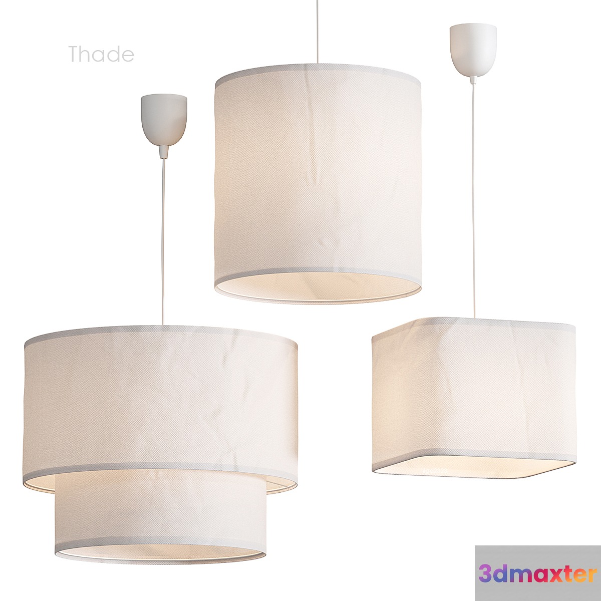 Thade Pendant lamp La Redoute - No.2 3D Max