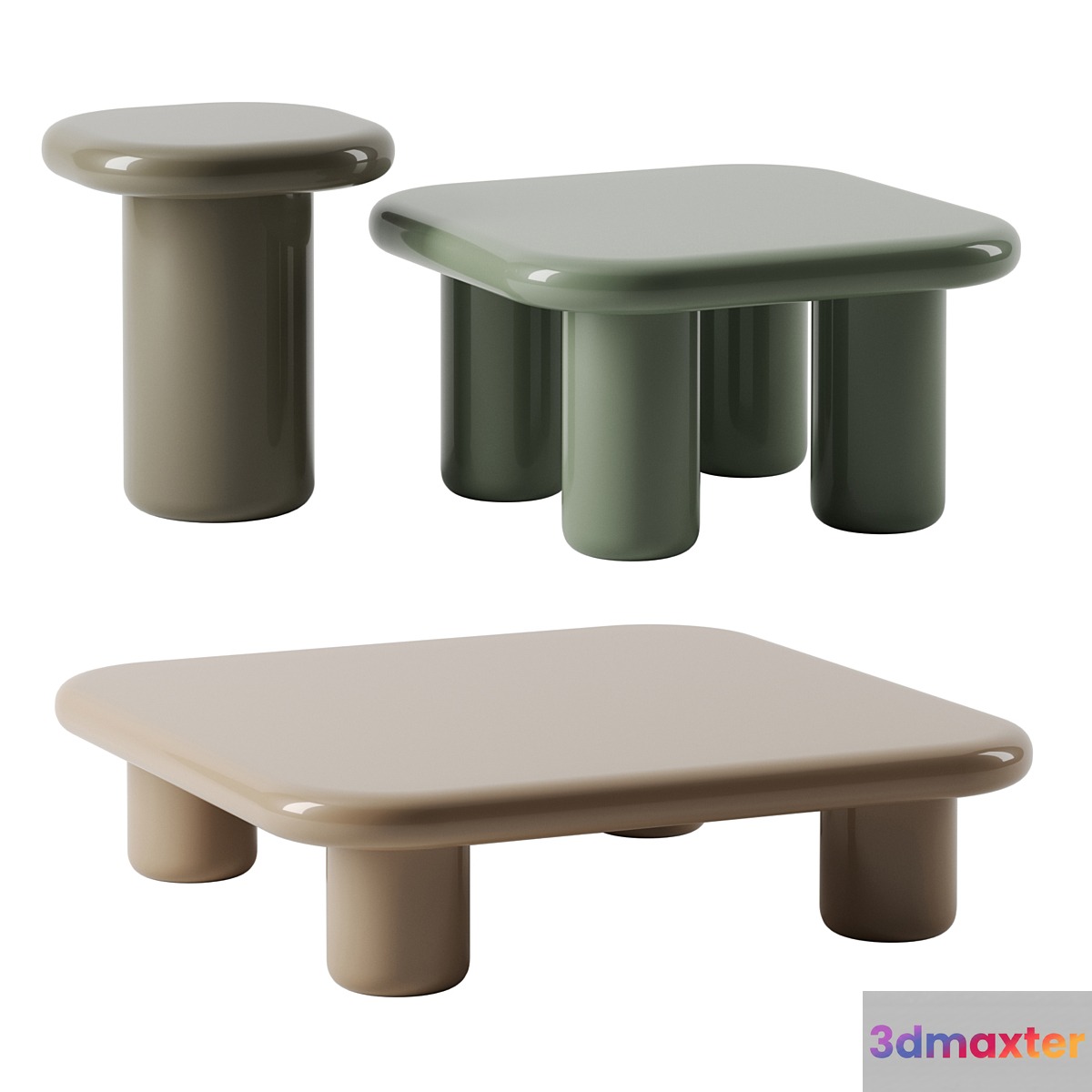 BILBAO coffee tables by Mogg