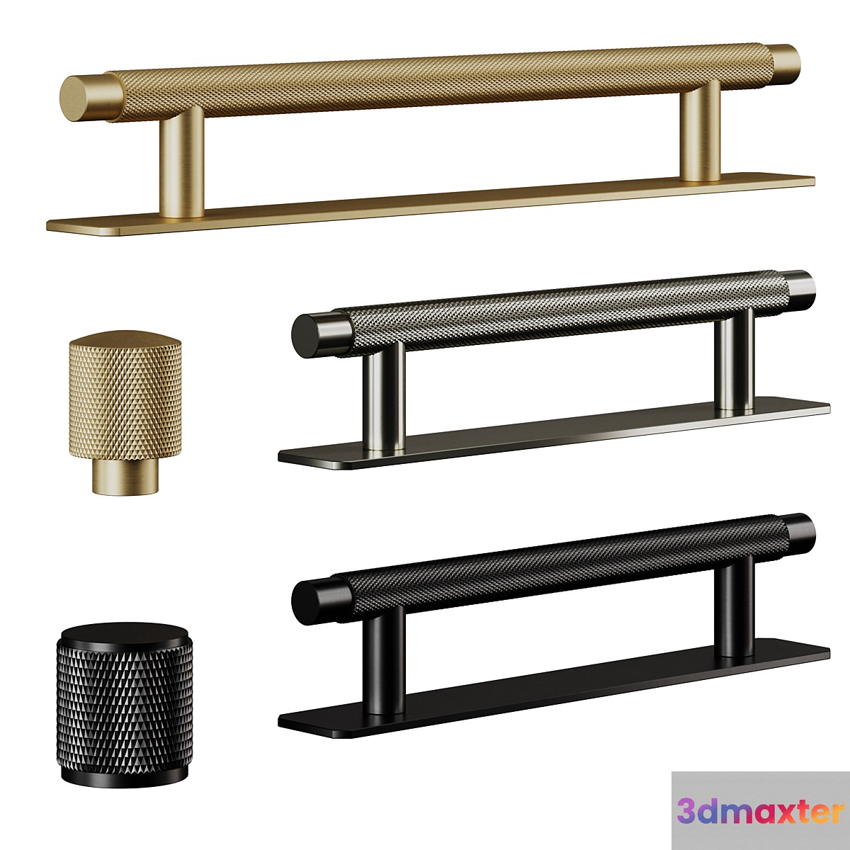 Plankhardware KEPLER Knurled T-Bar and BROOKS and FRANKLIN Knob