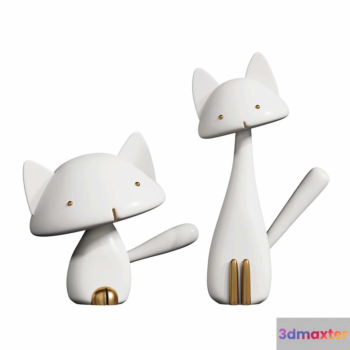 cat handicraft ornament sculpture