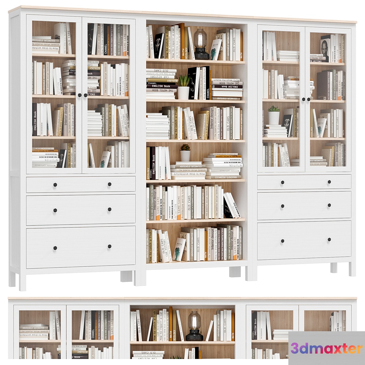 IKEA - HEMNES 3D Max